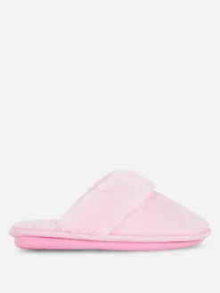 Faux Suede Slippers