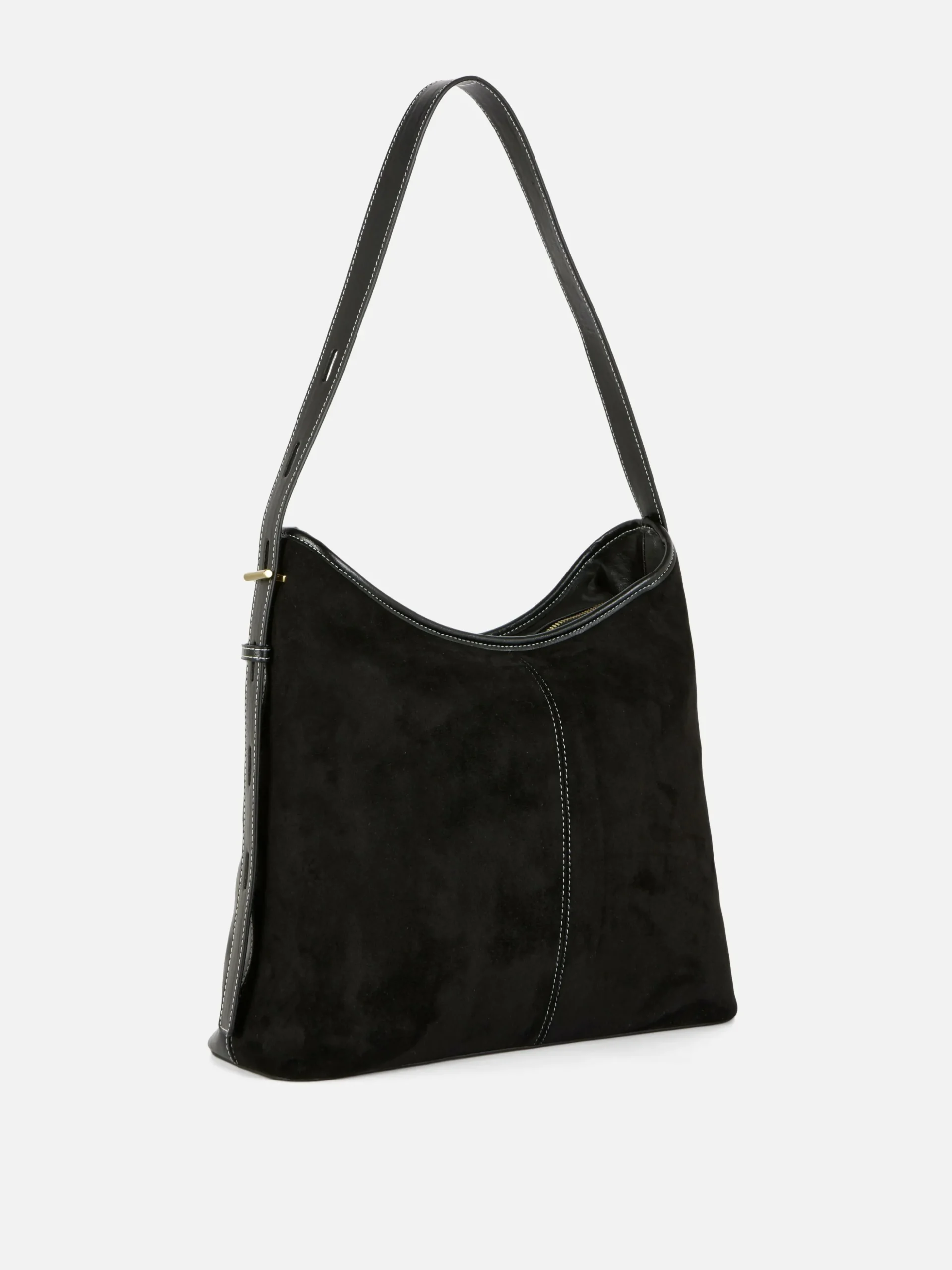 Faux Suede Slouchy Shopper