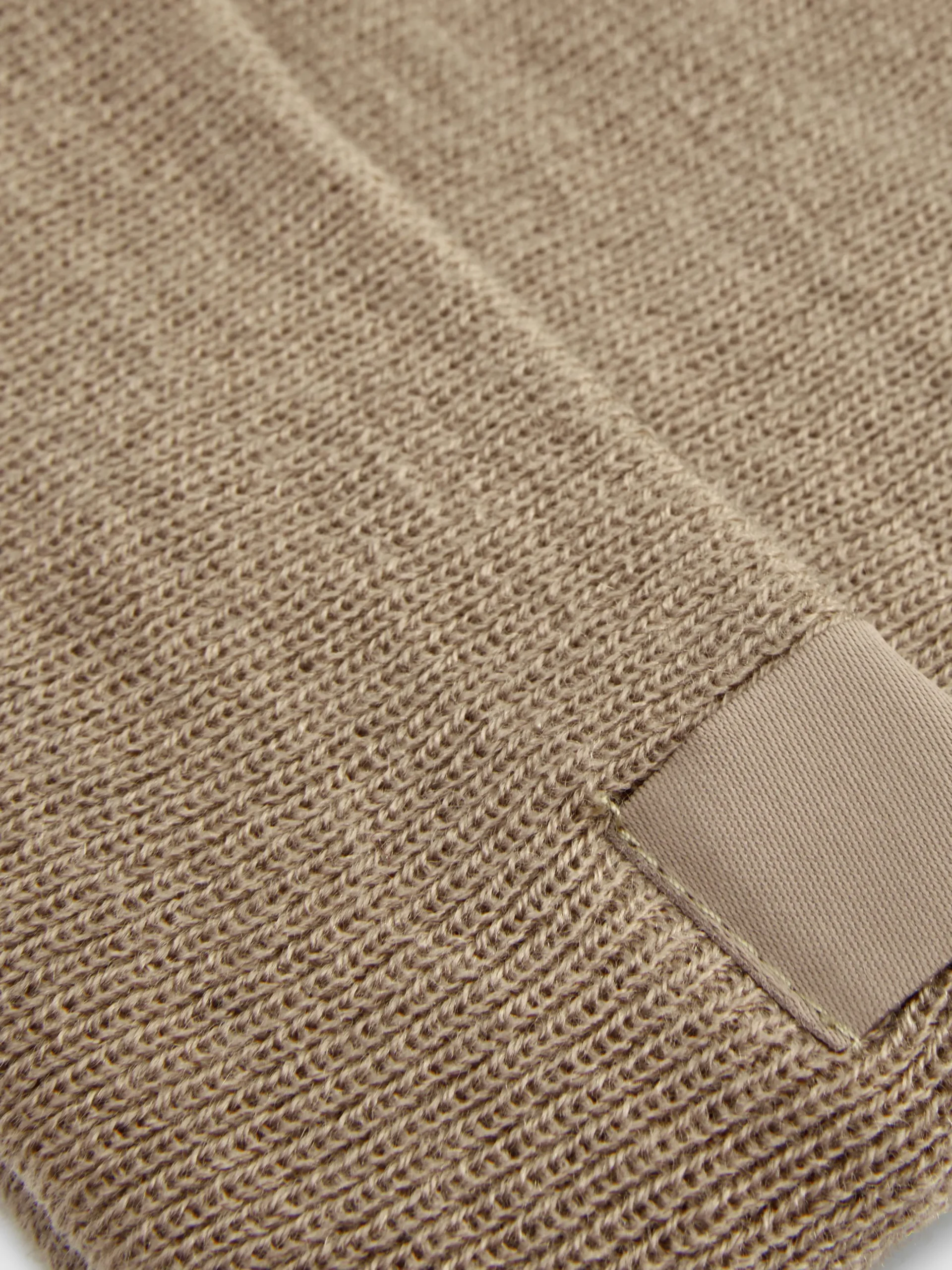 Fine Knit Turn-Up Beanie