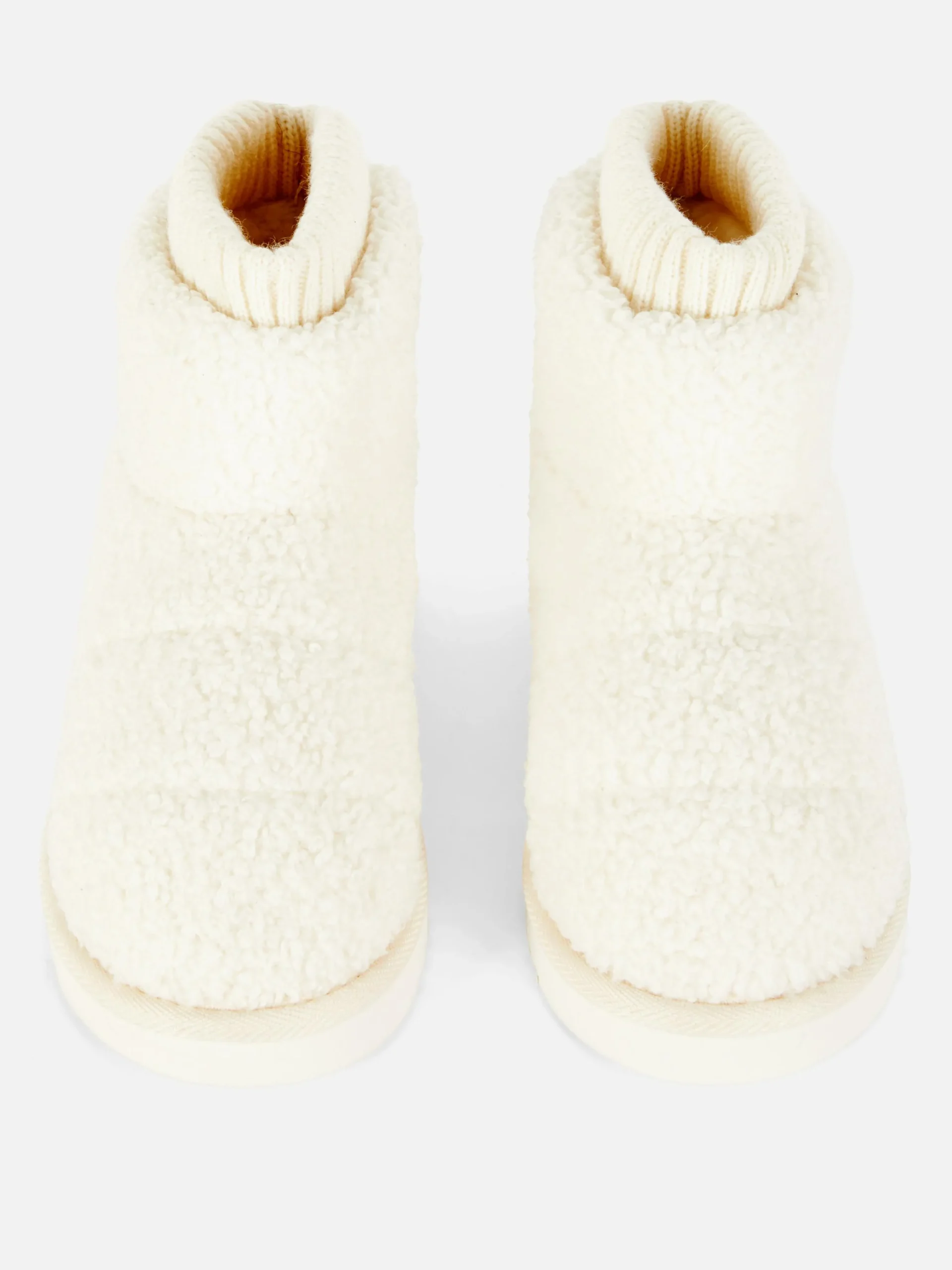 Fleece Sock Slipper Boots