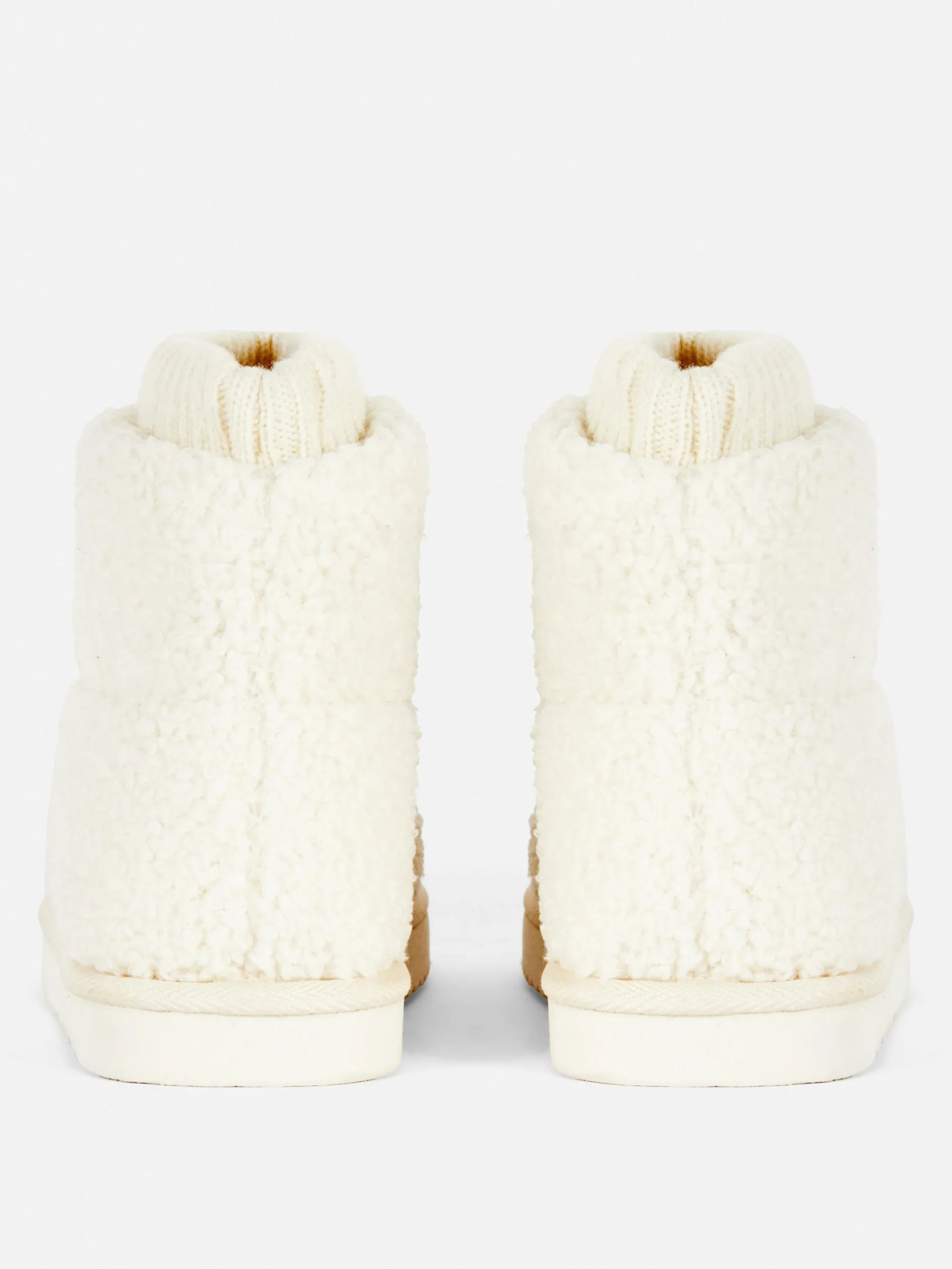 Fleece Sock Slipper Boots