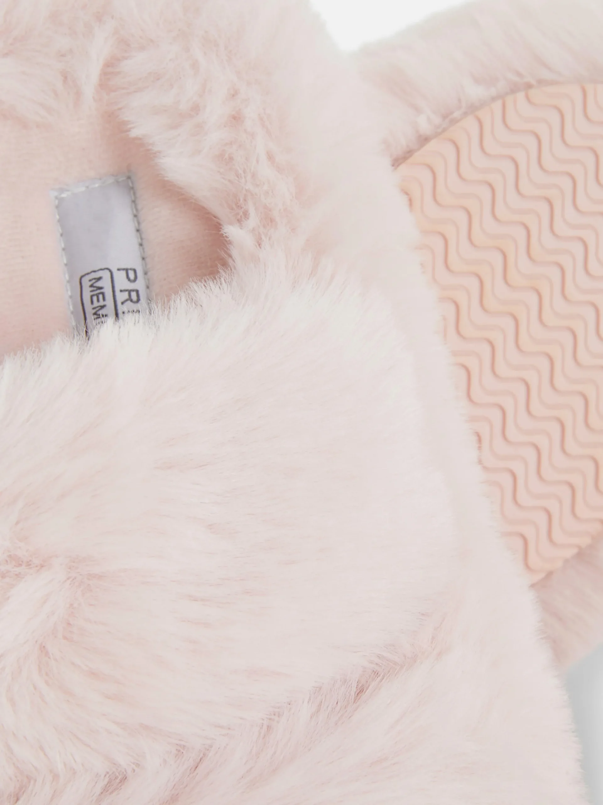 Fluffy Double Strap Slippers