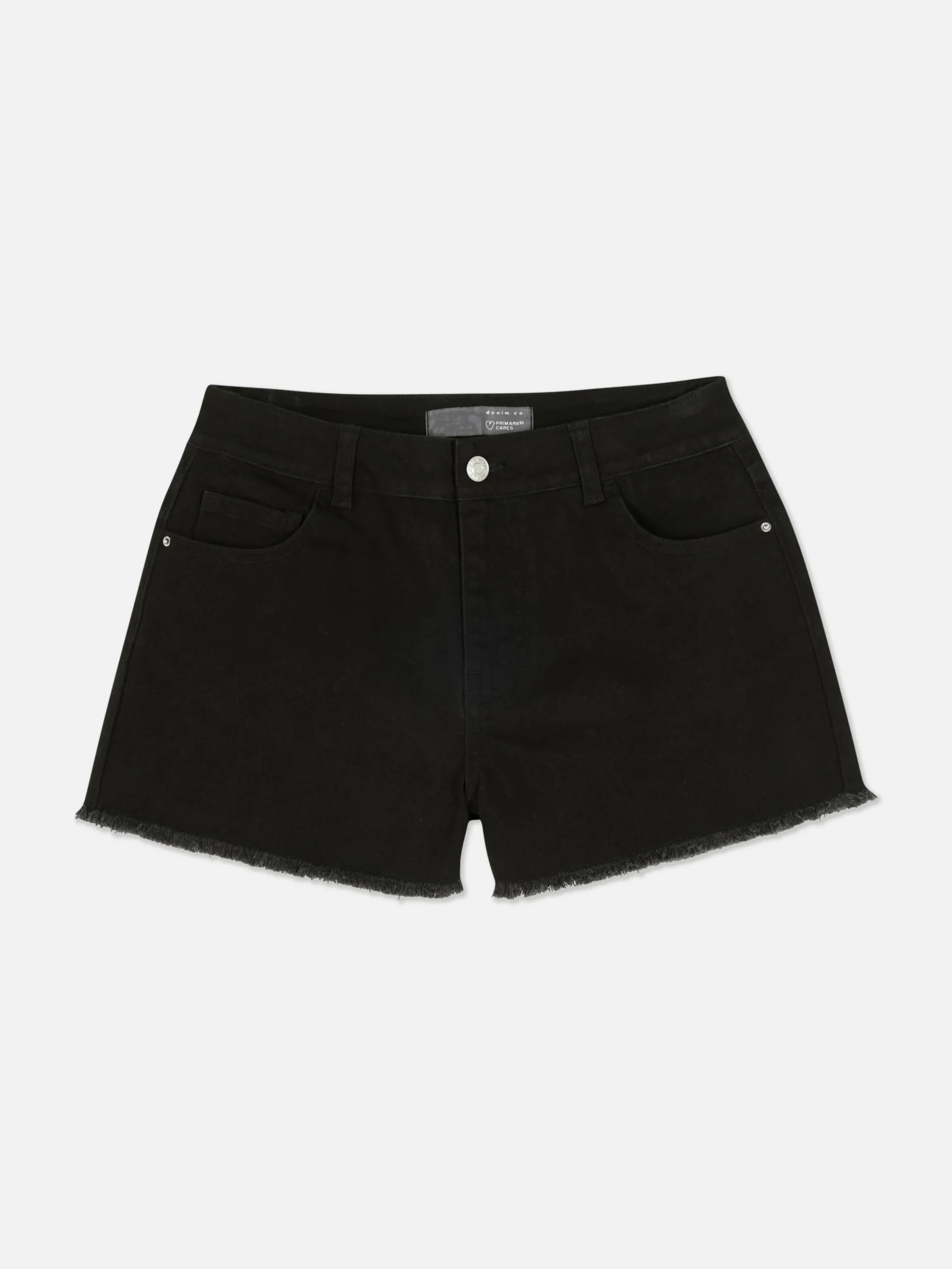 Frayed Denim Shorts