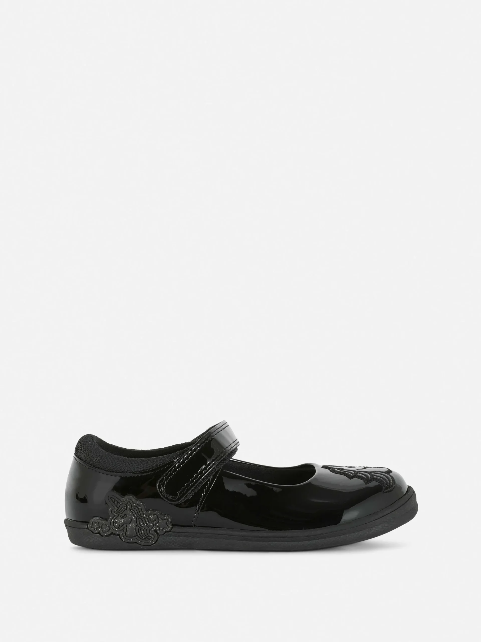 Glitter Unicorn Patent Mary Janes