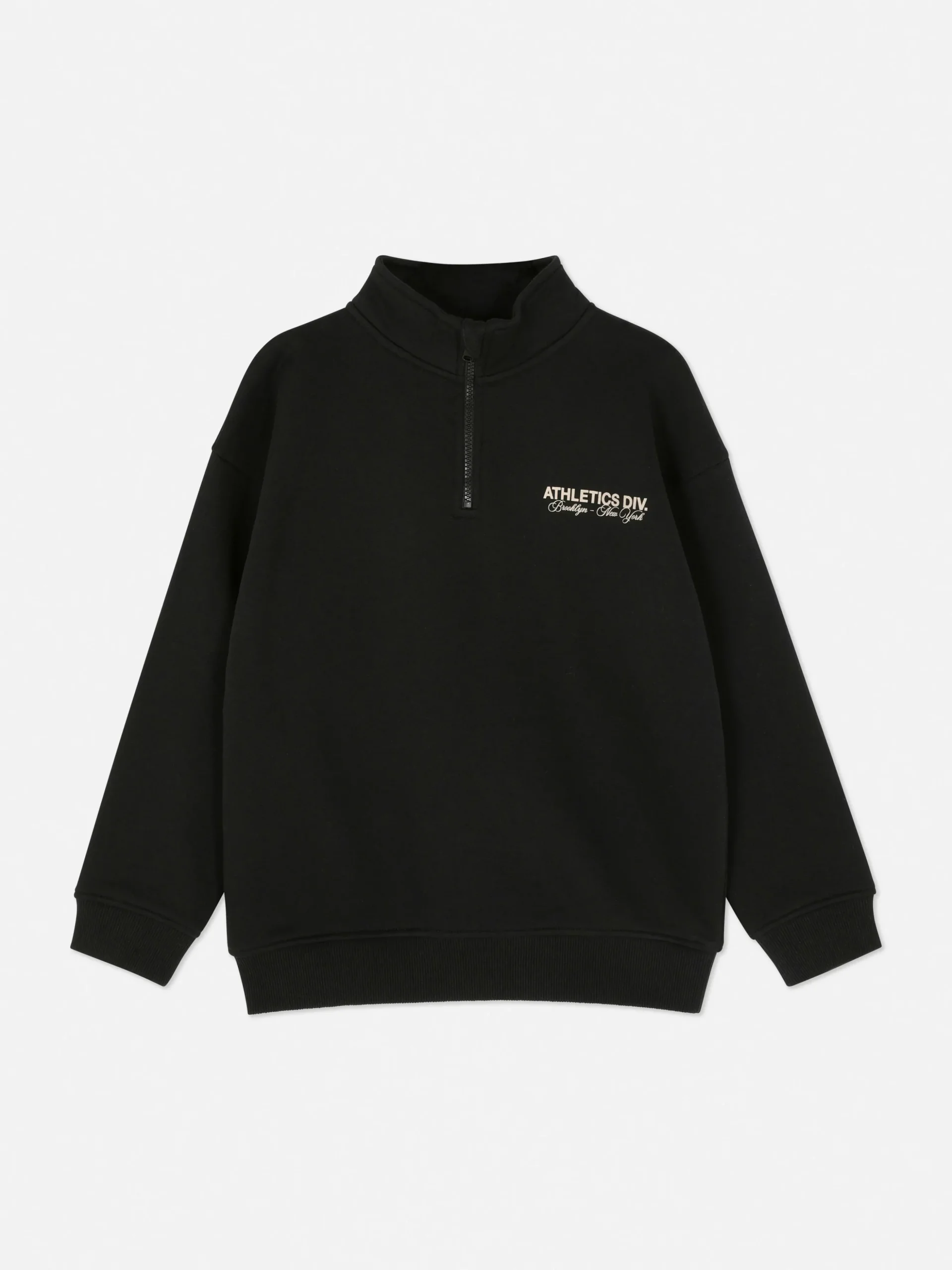 Graphic Funnel Neck Sweatshirt