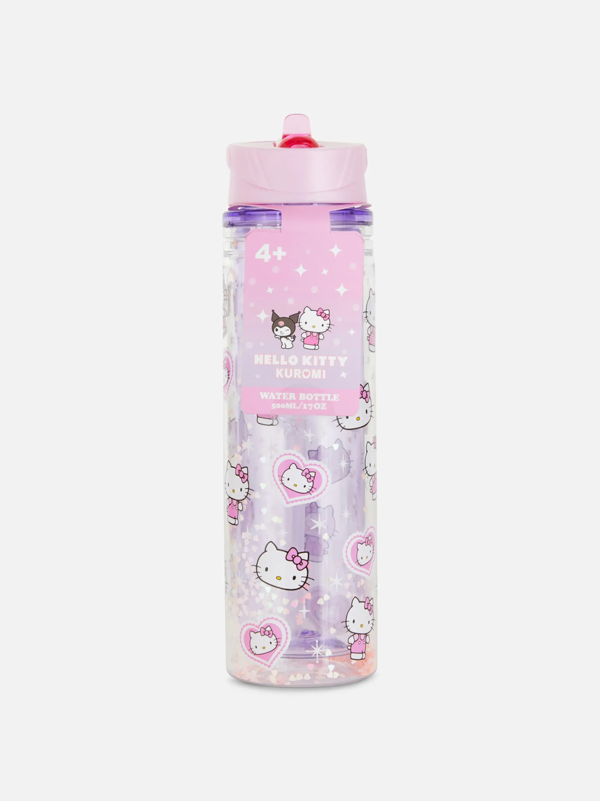 Hello Kitty Glitter Water Bottle