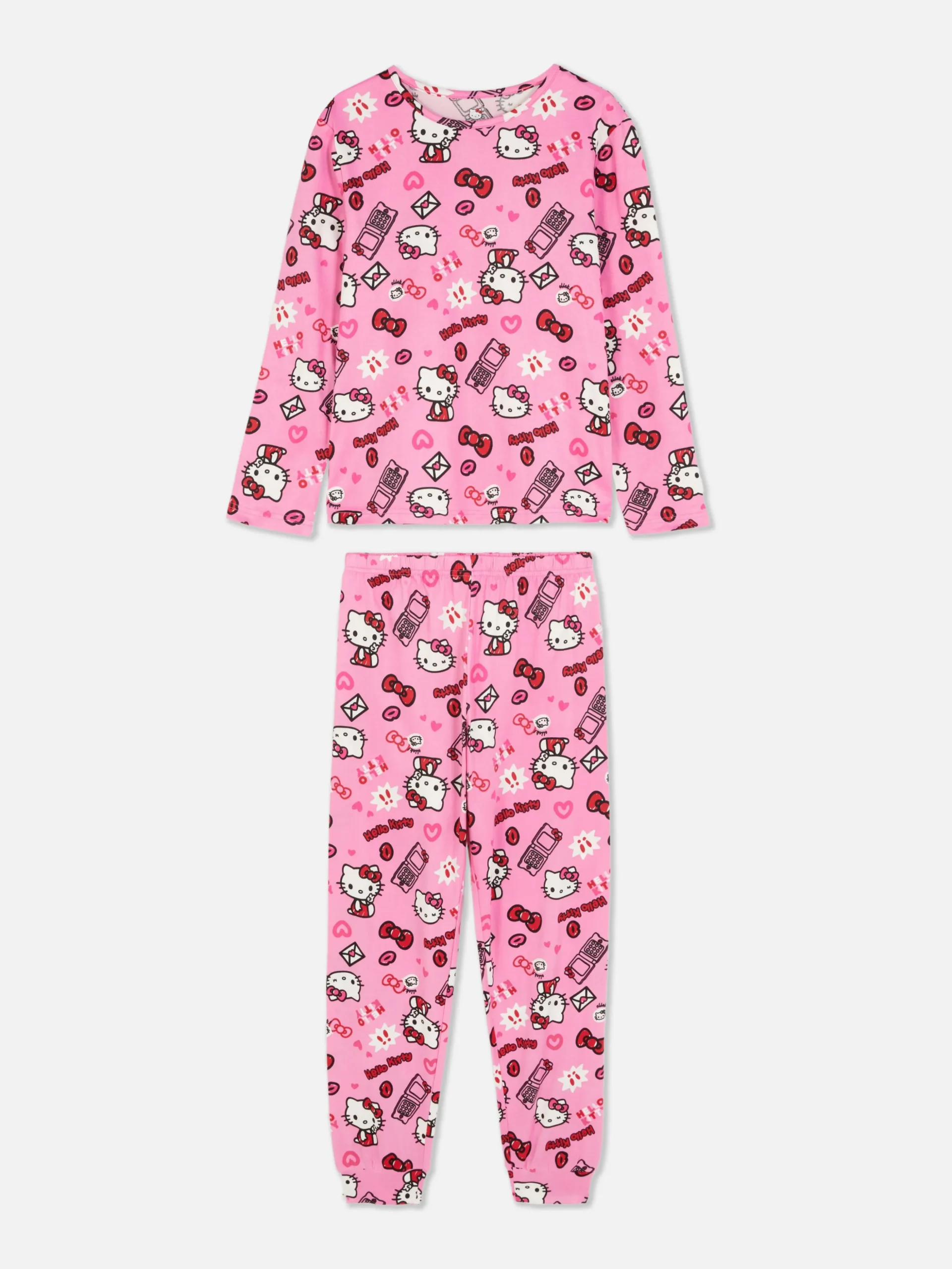 Hello Kitty Long Pajama Set