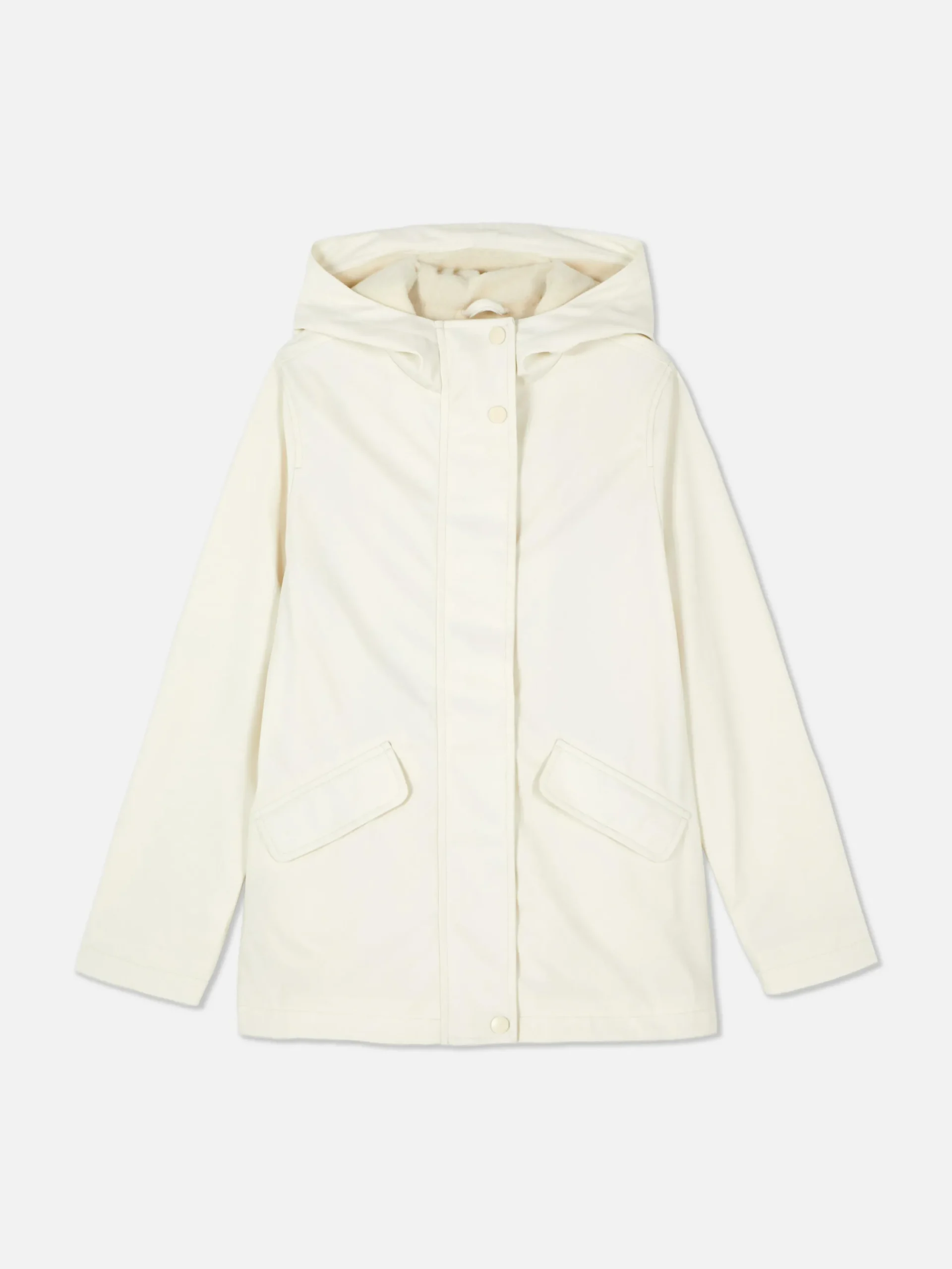 Hidden Closure Raincoat
