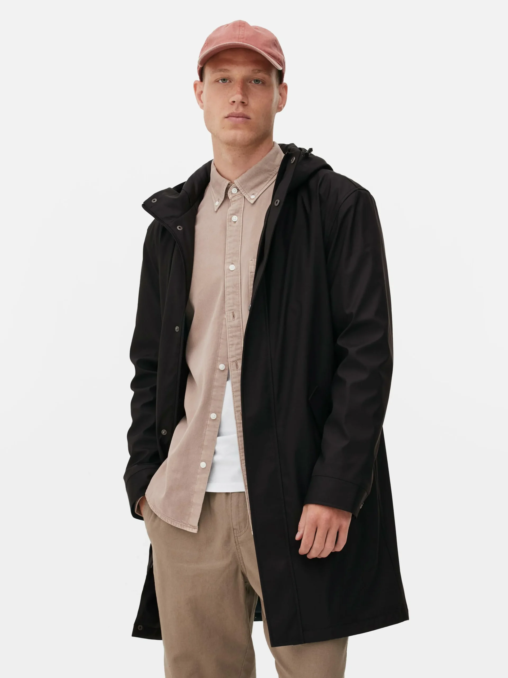Hooded Rubberized Parka