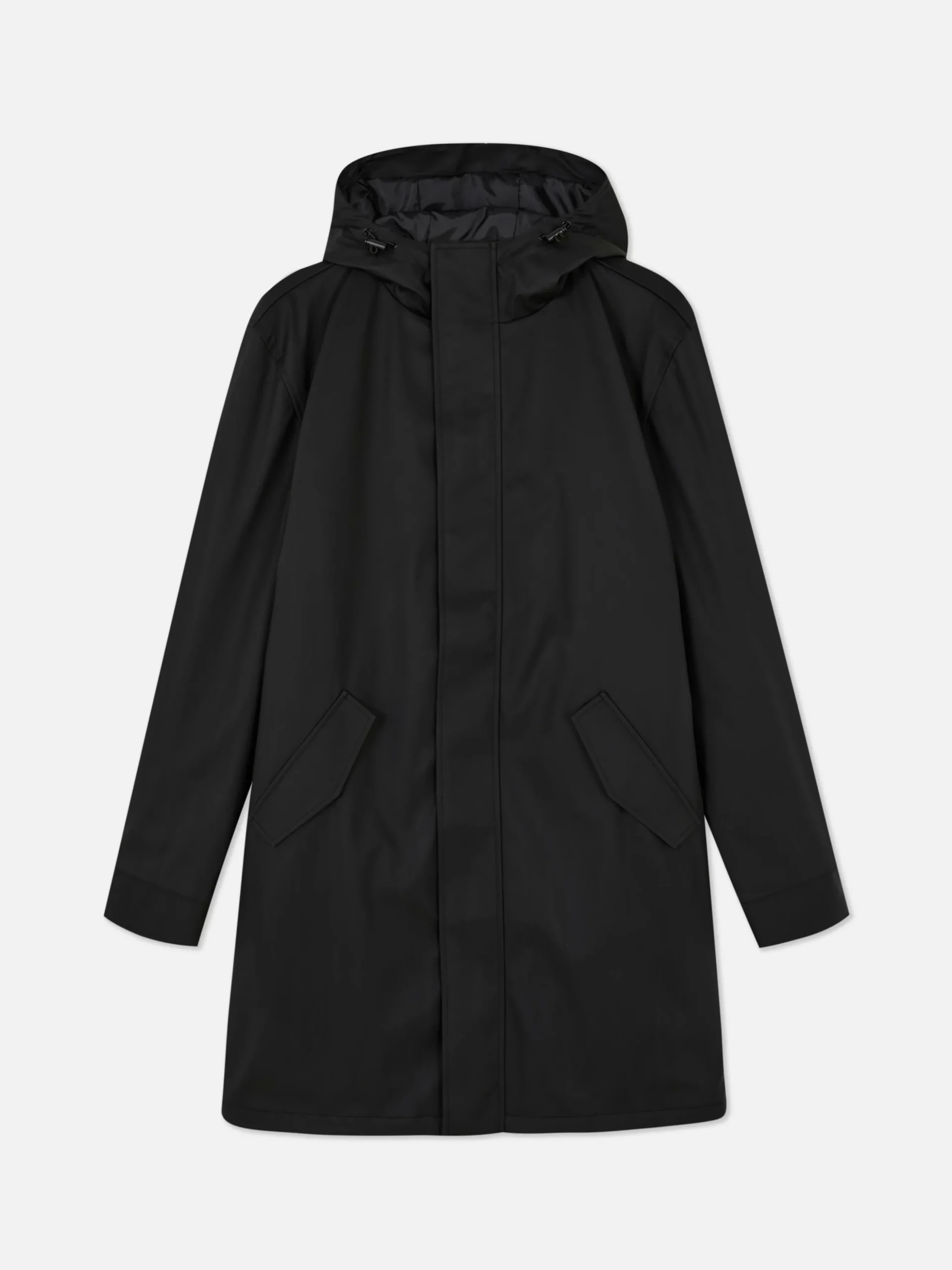 Hooded Rubberized Parka