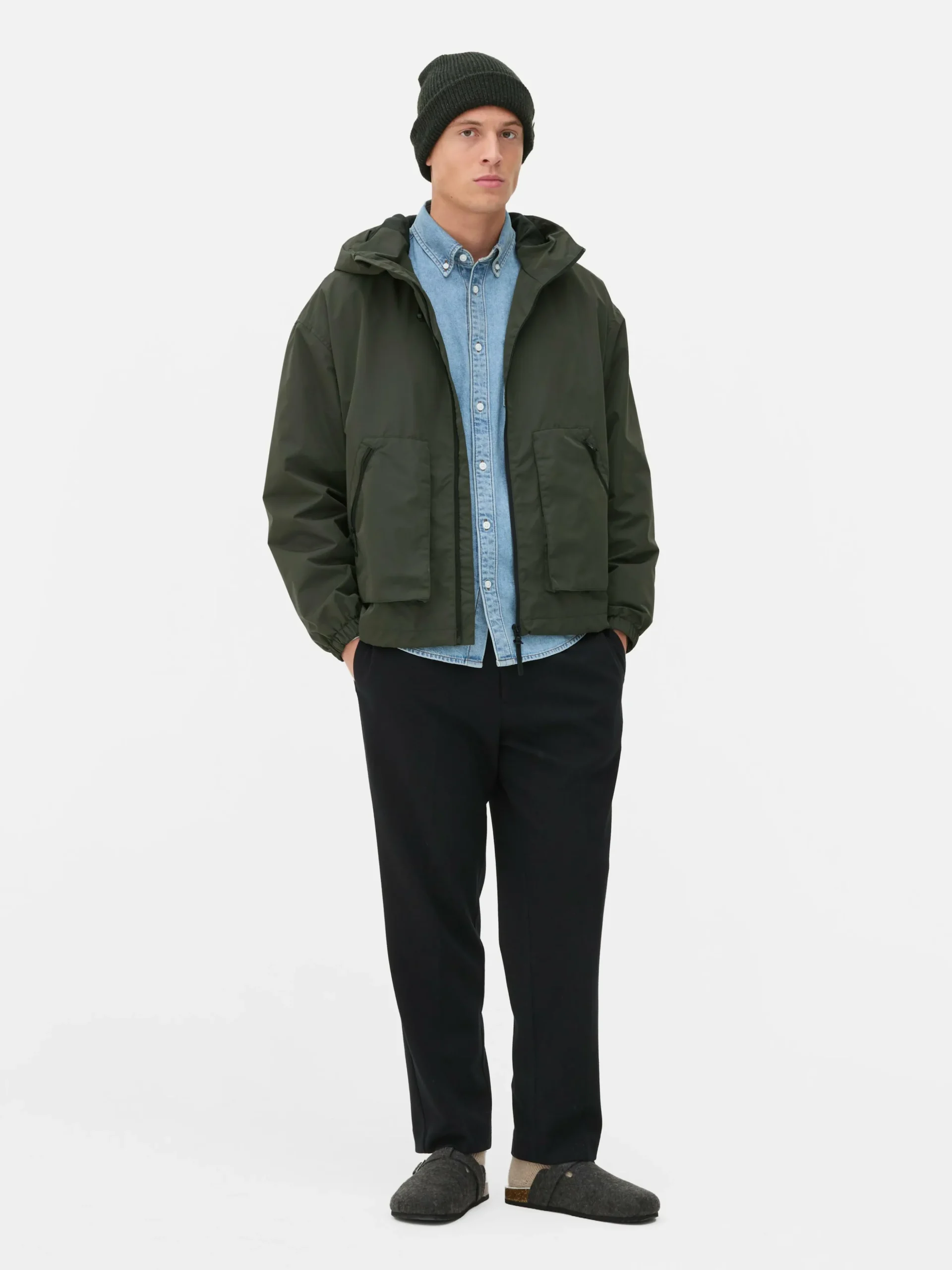 Hooded Windbreaker Jacket