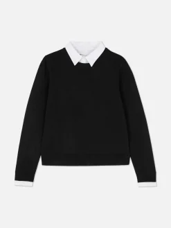 2-in-1 Shirt And Sweater