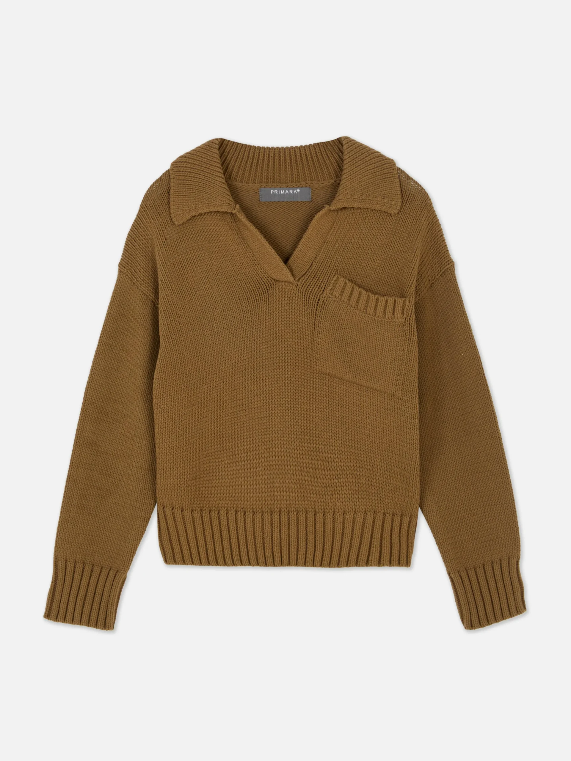 Knit Polo Sweater