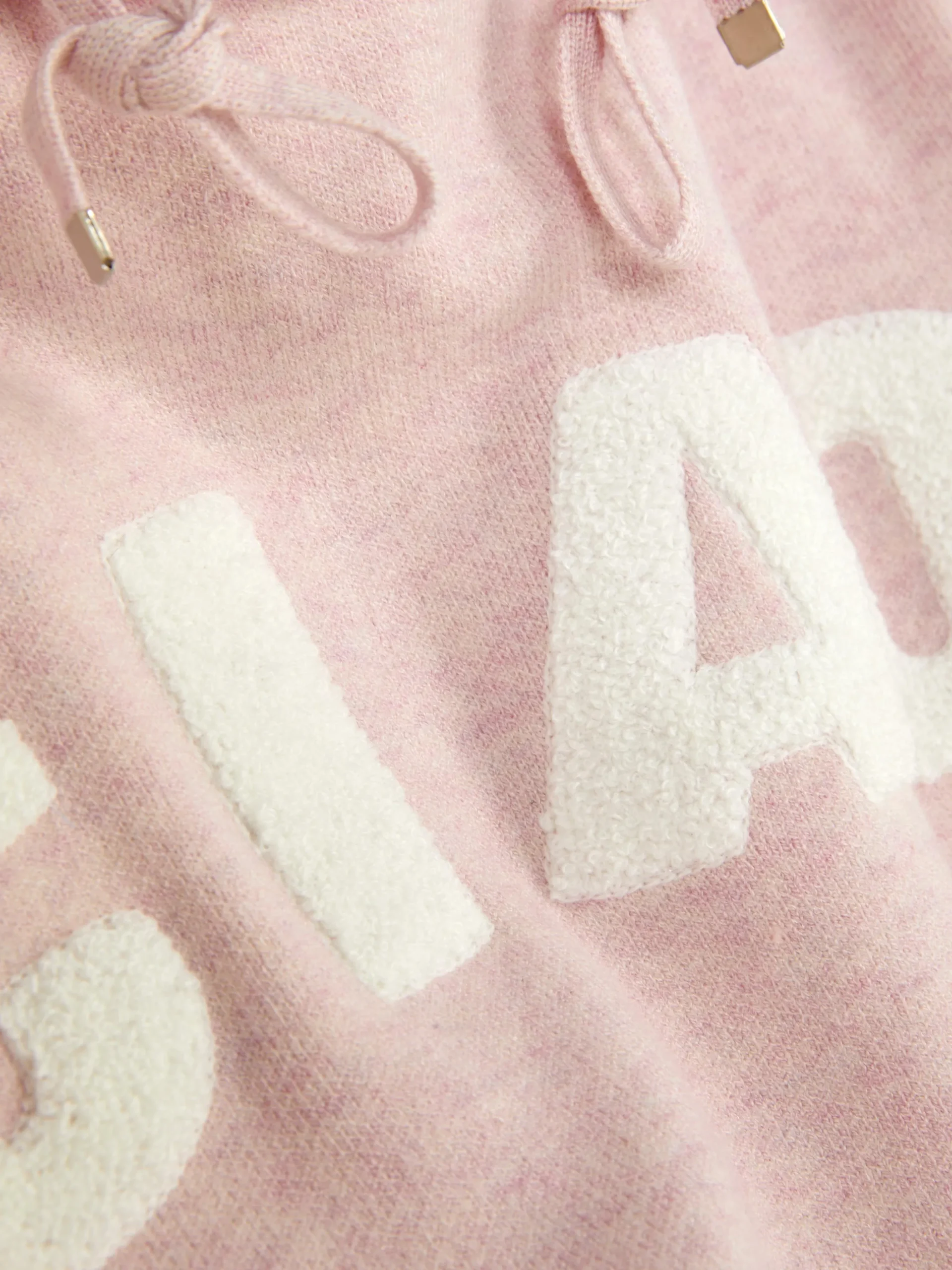 Knitted Pullover Slogan Hoodie