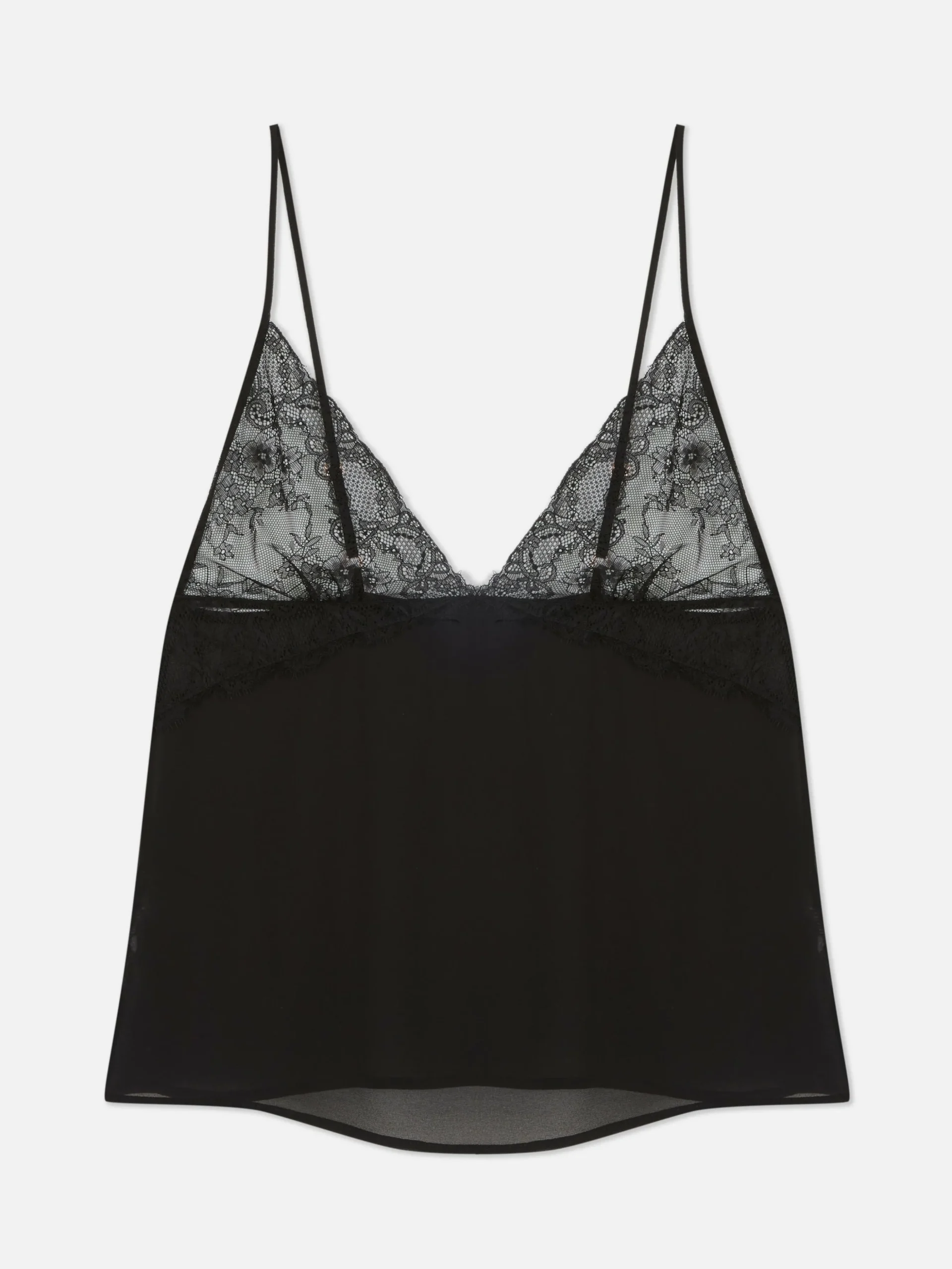 Lace And Mesh Cami Pajama Top