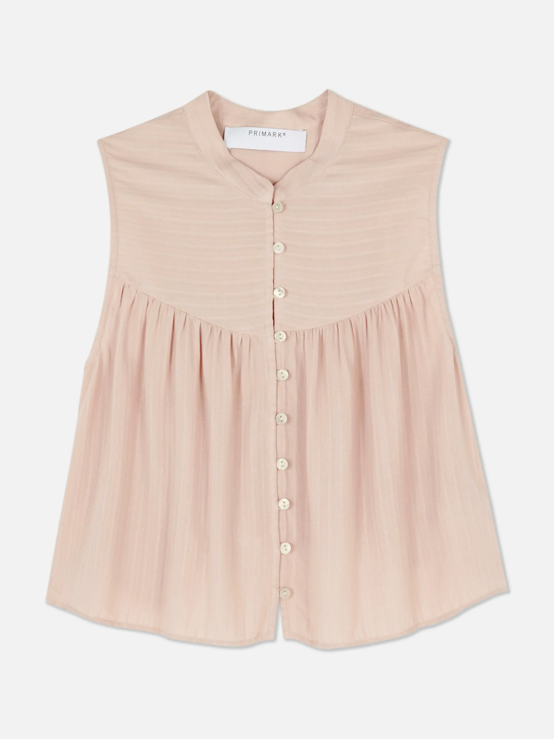 Ladder Detail Peasant Blouse