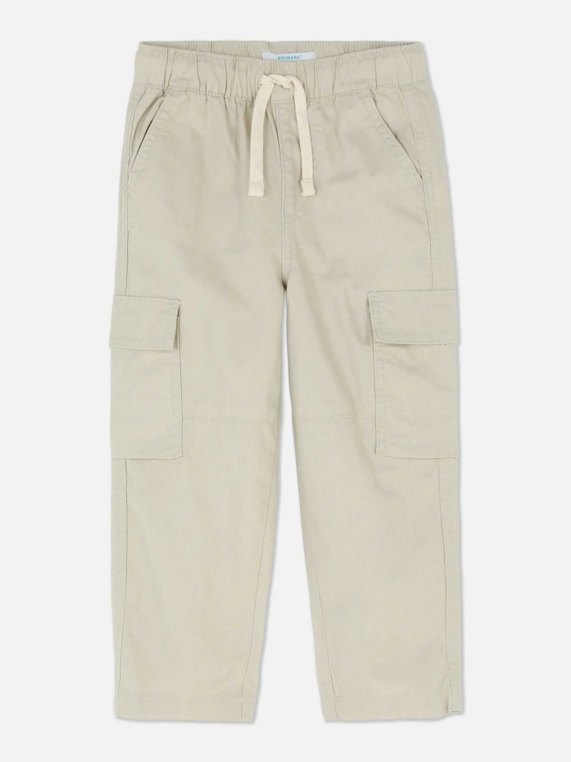 Linen Blend Cargo Pants