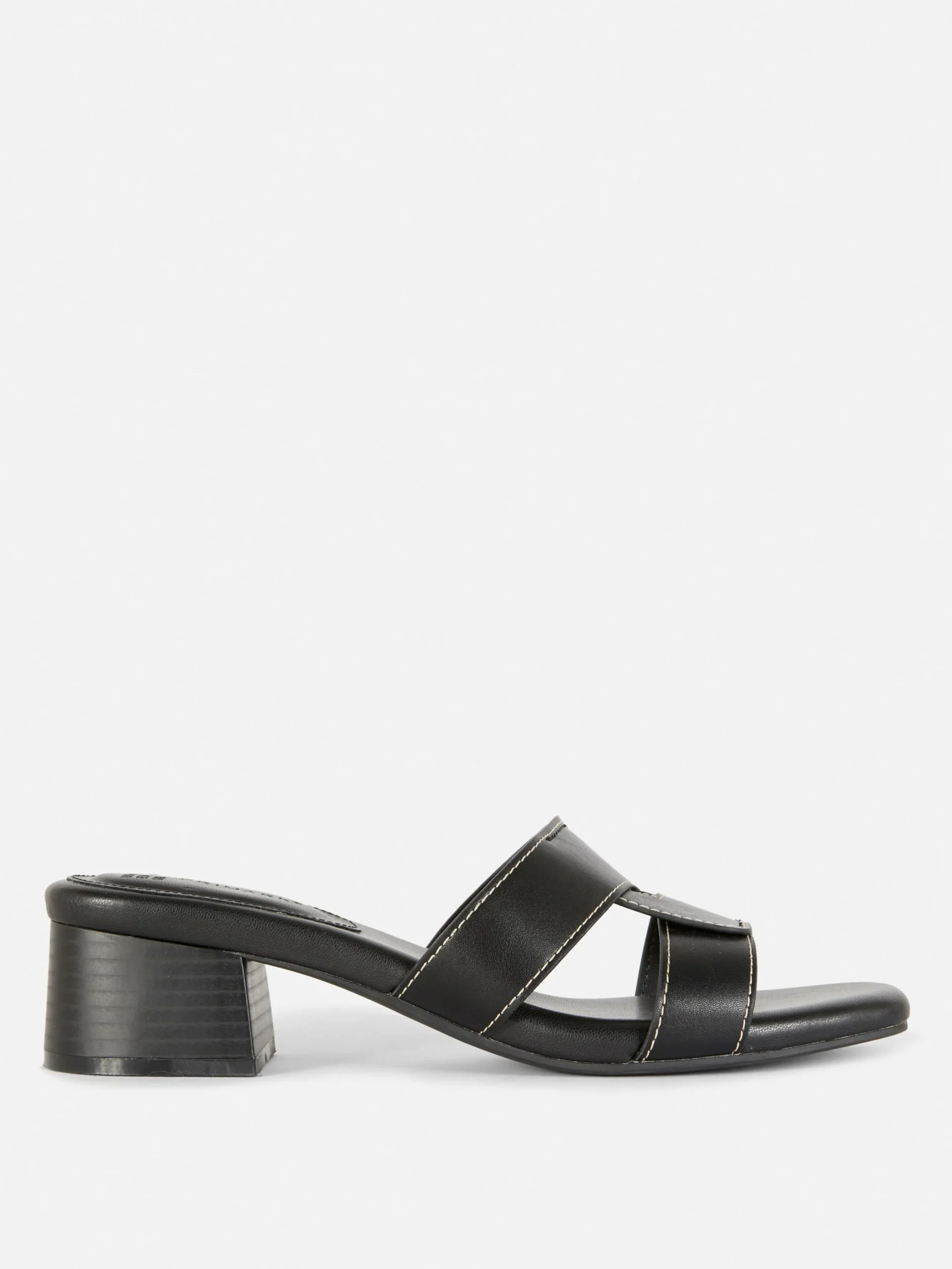 Link Strap Heeled Mules