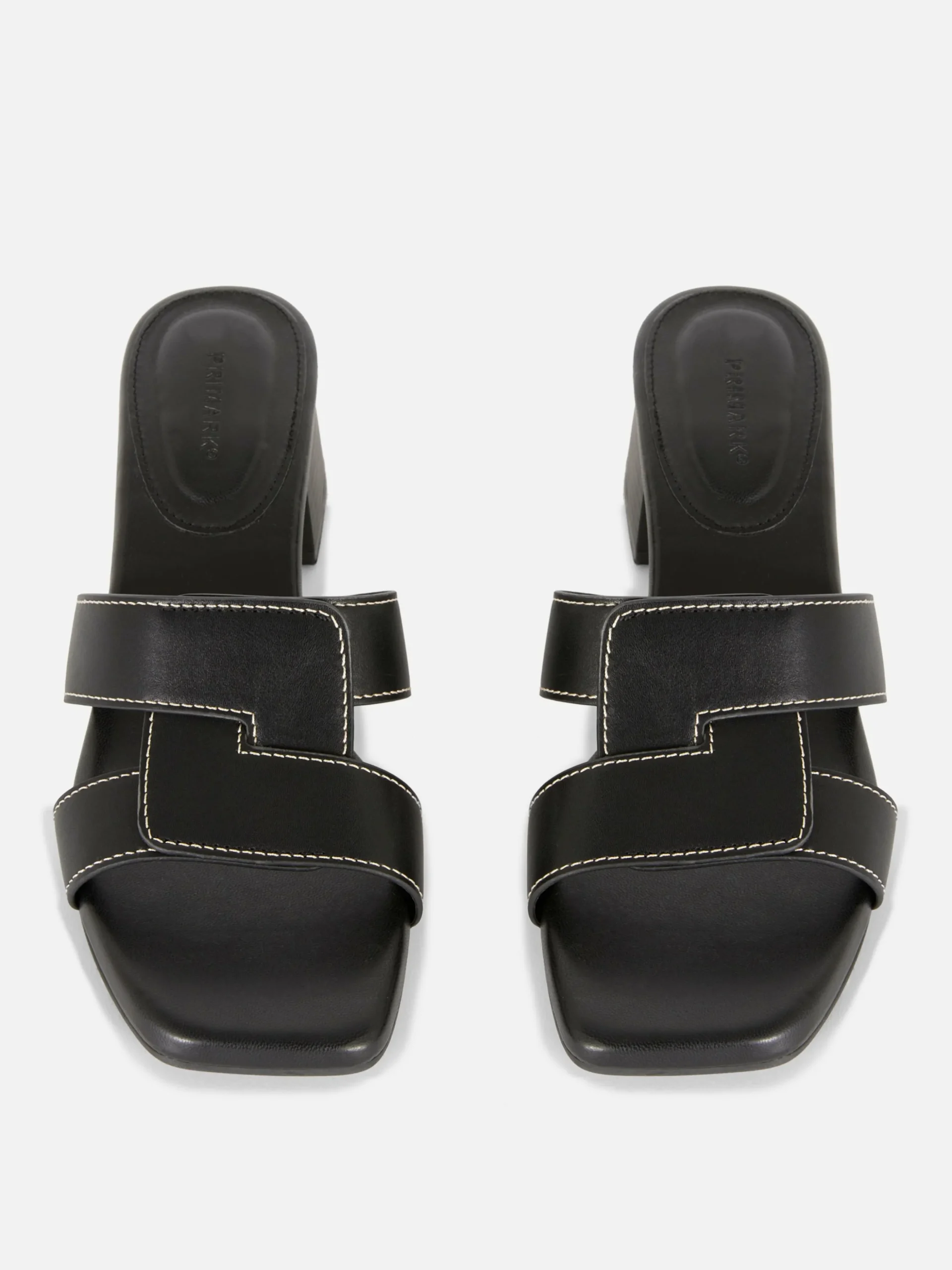 Link Strap Heeled Mules