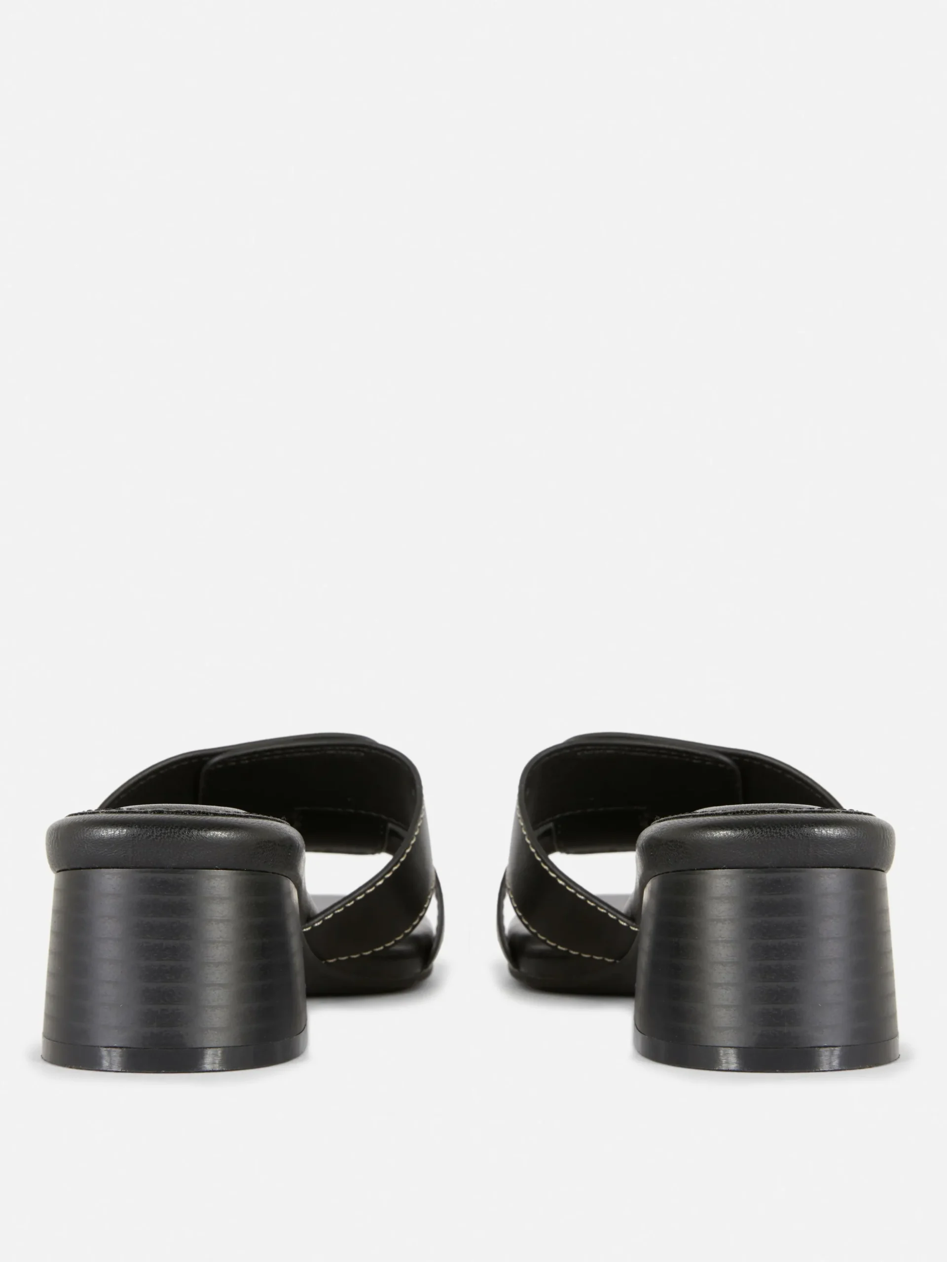 Link Strap Heeled Mules