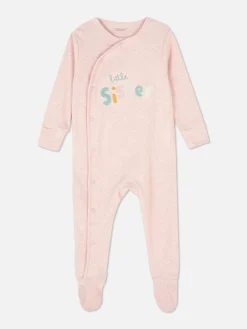 Little Sister Embroidered Sleeper