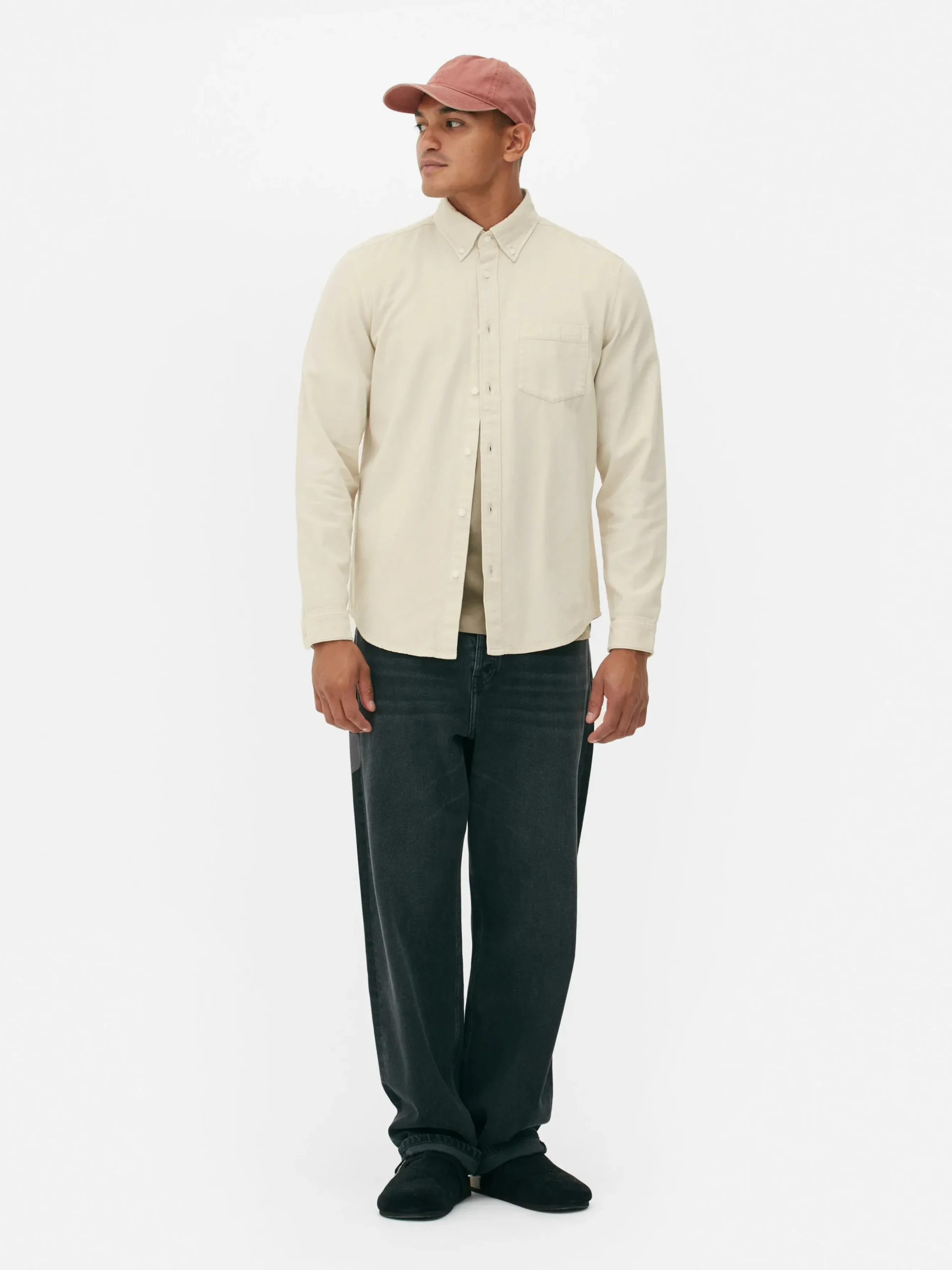 Long Sleeve Cotton Twill Shirt