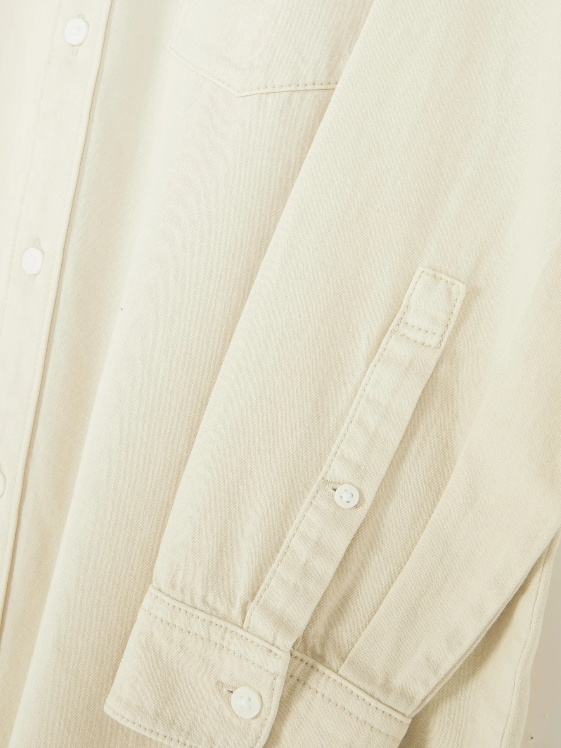 Long Sleeve Cotton Twill Shirt