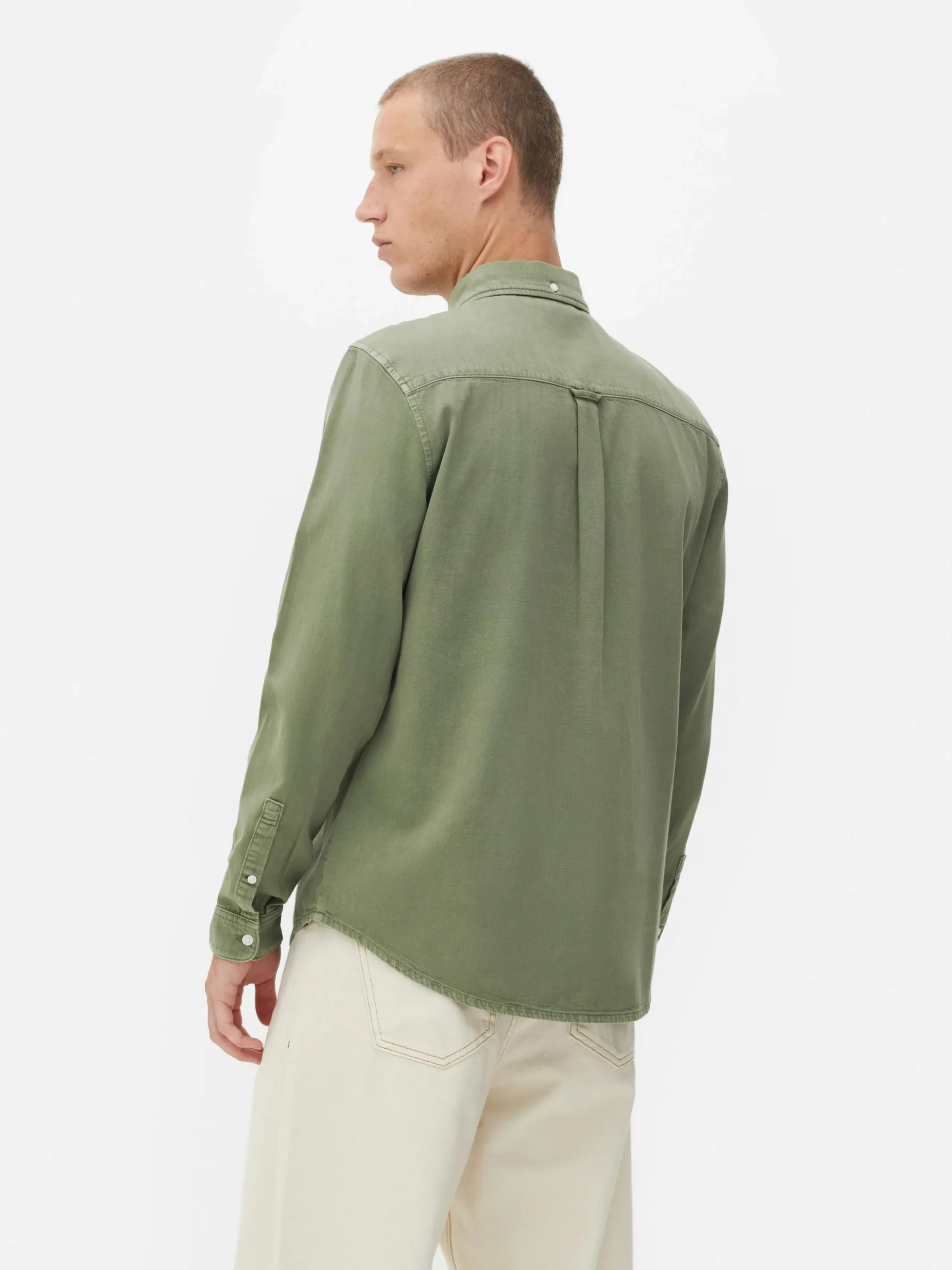 Long Sleeve Cotton Twill Shirt