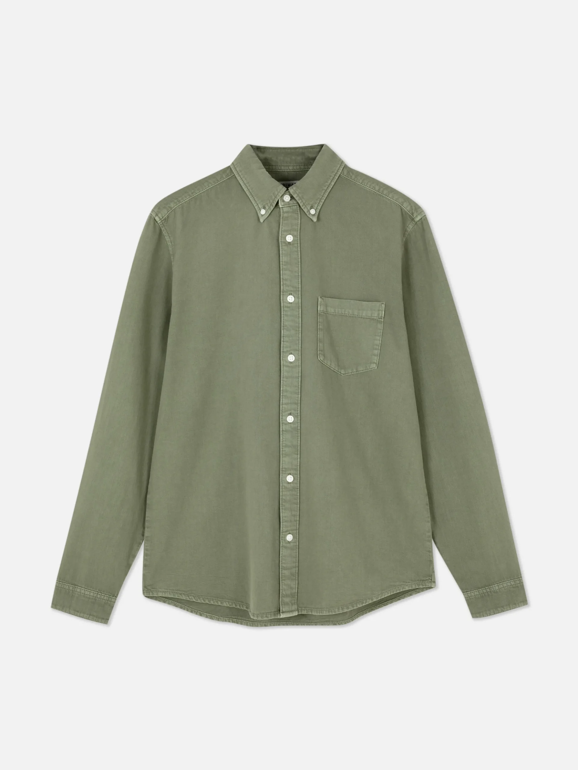 Long Sleeve Cotton Twill Shirt