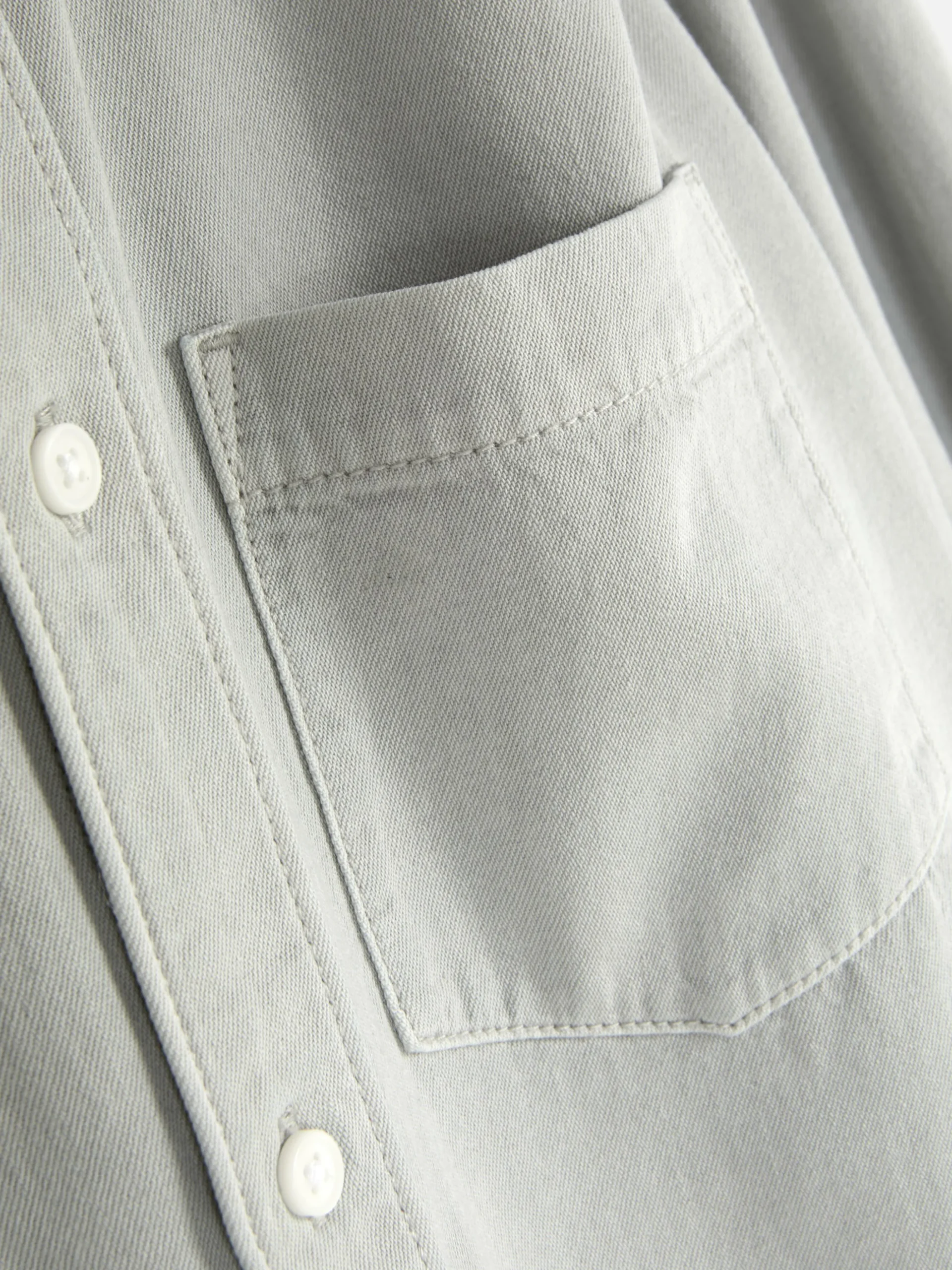 Long Sleeve Cotton Twill Shirt