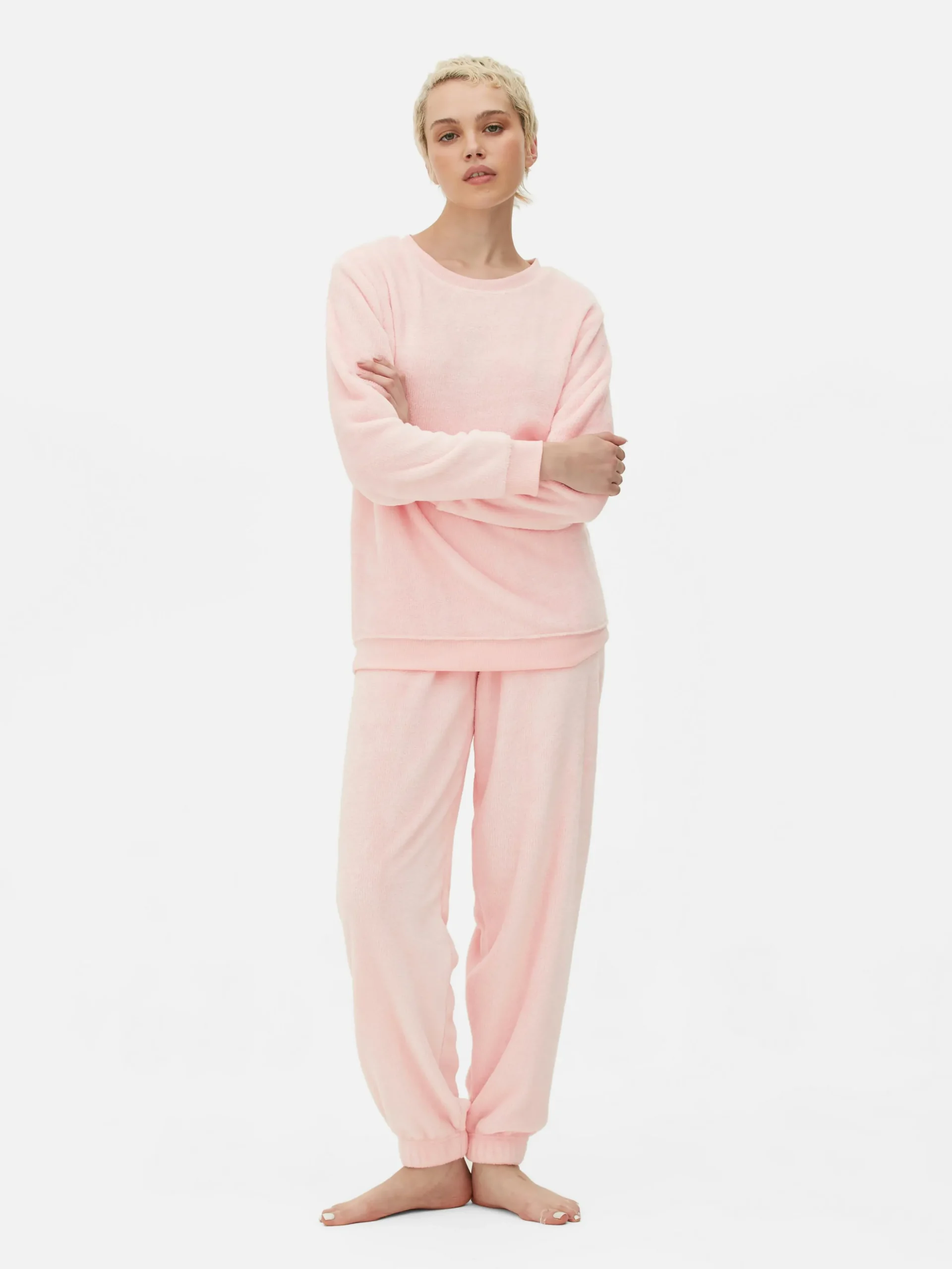 Long Sleeve Fleece Pajamas