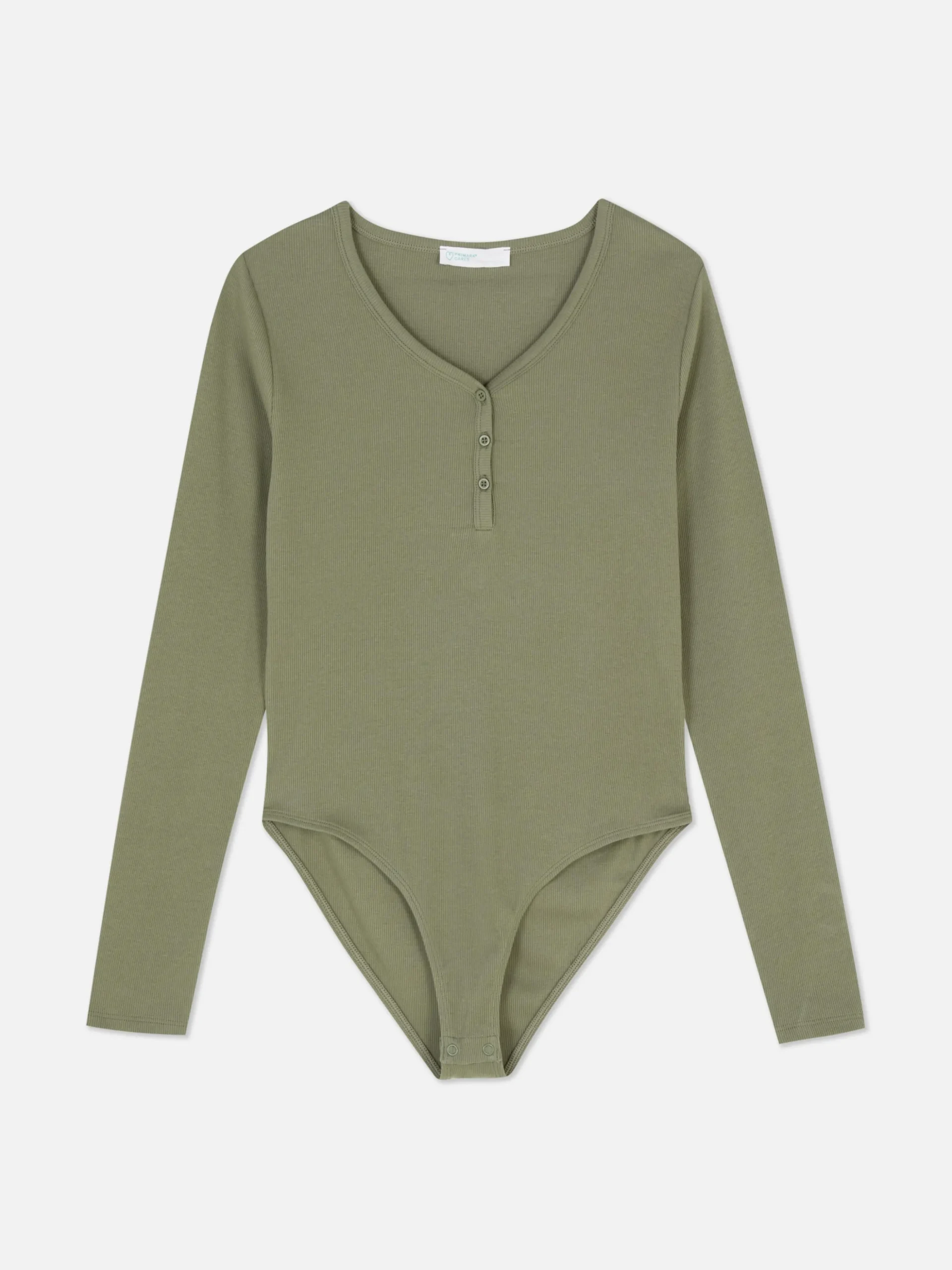 Long Sleeve Henley Bodysuit