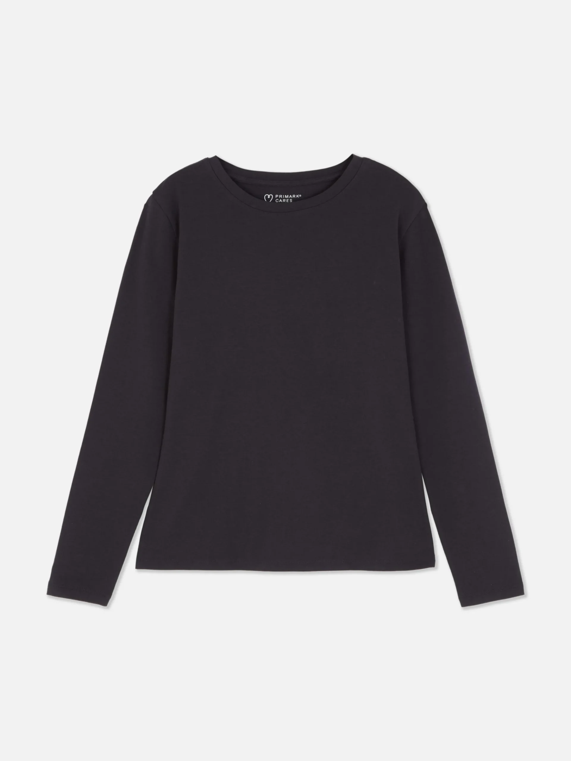 Long Sleeve Stretch Crew Neck Top