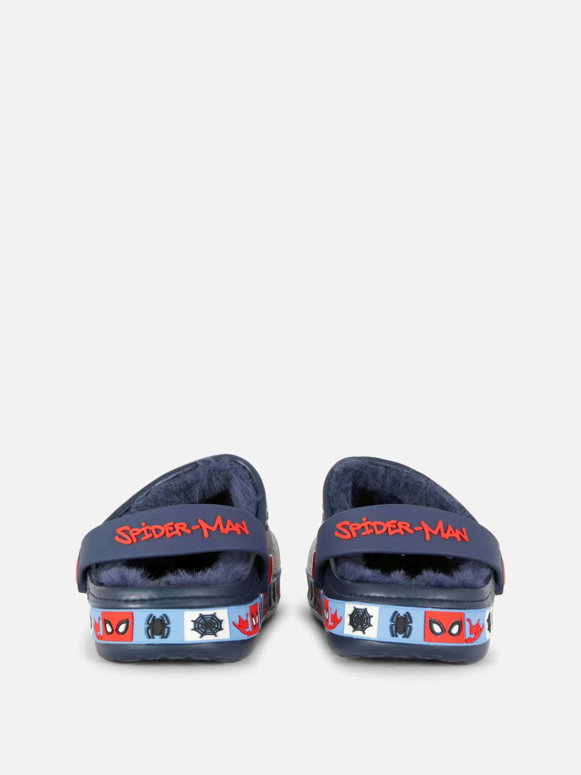 MARVEL Spider-Man Faux Fur Clogs