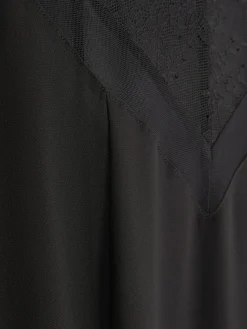 Mesh And Lace Chemise Nightdress