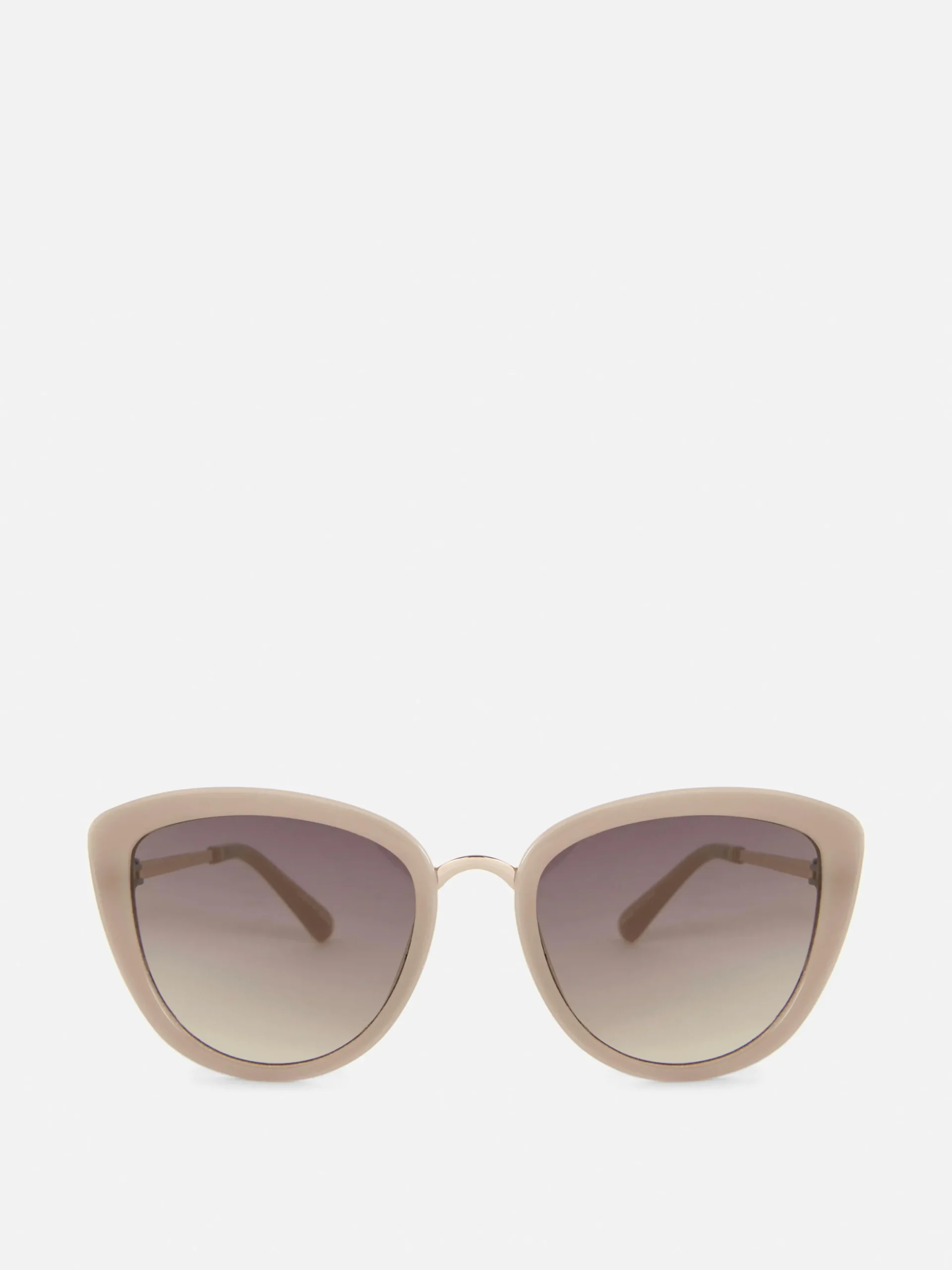 Metal Trim Cat Eye Sunglasses