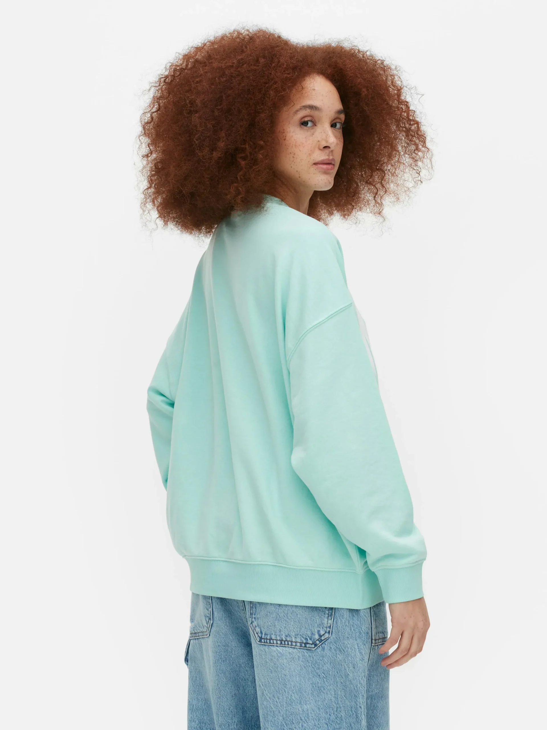 Miami Lettering Oversized Sweatshirt