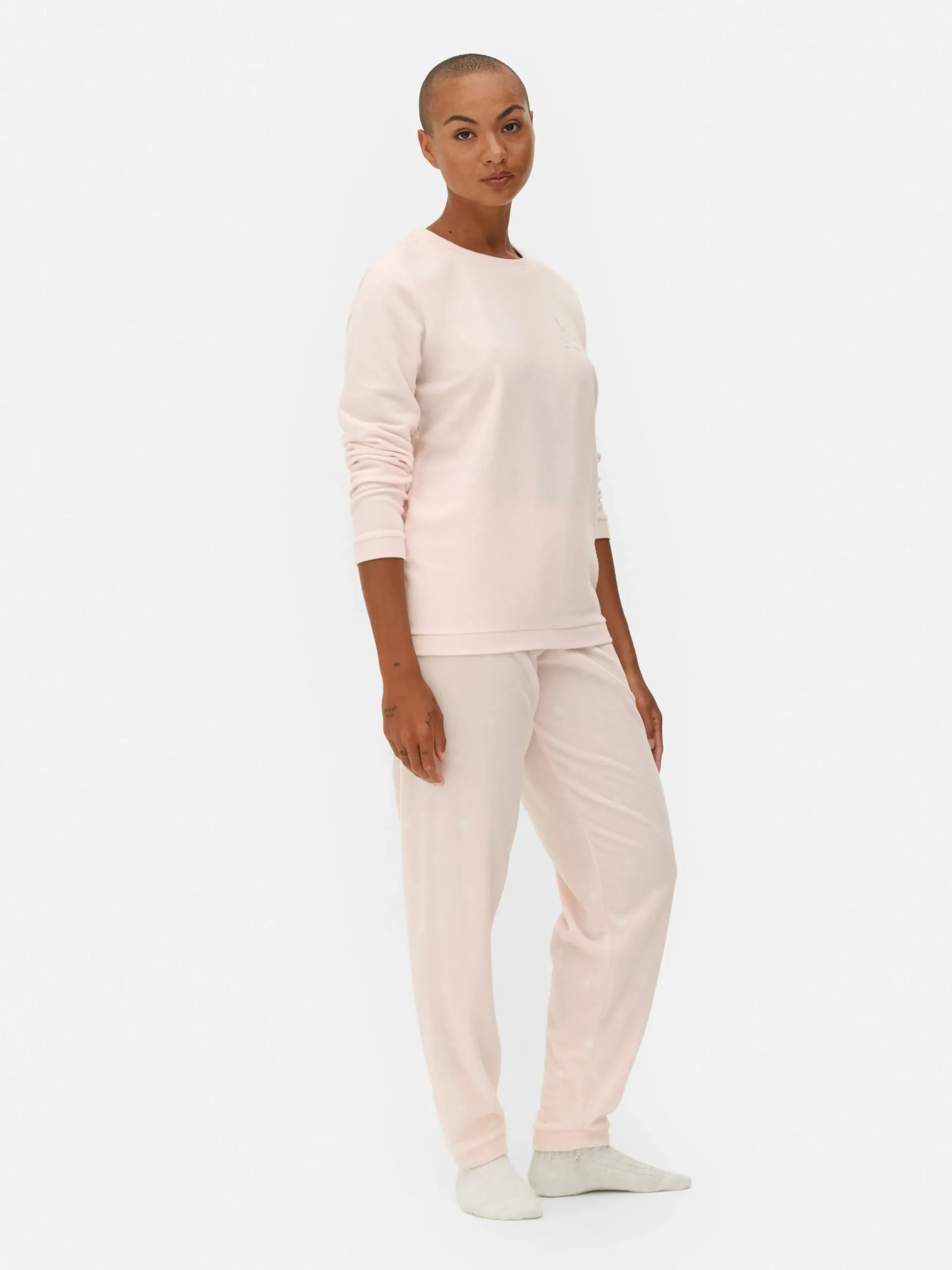 Microfleece Long Sleeve Pajamas
