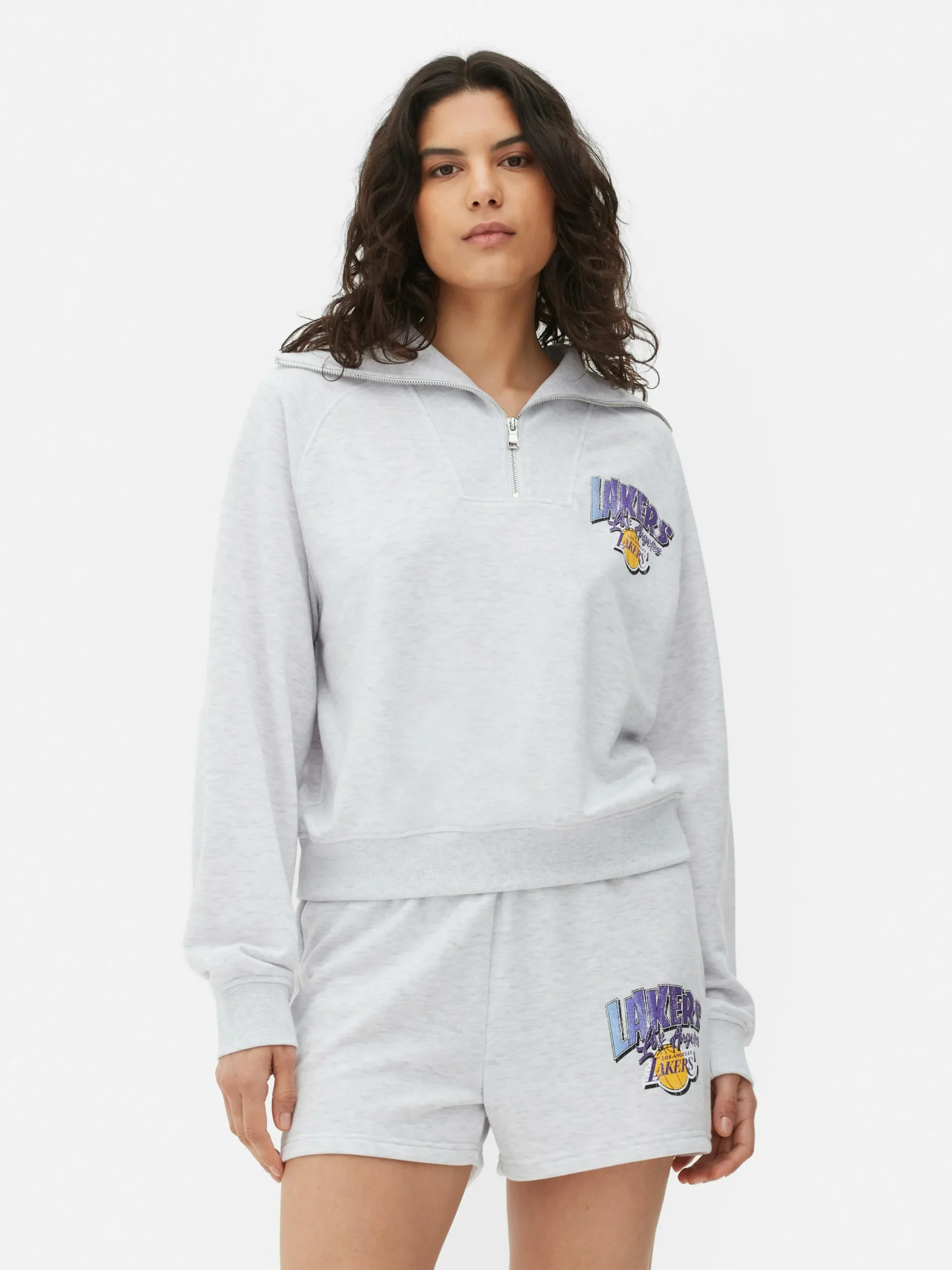 NBA Los Angeles Lakers Half Zip Sweatshirt