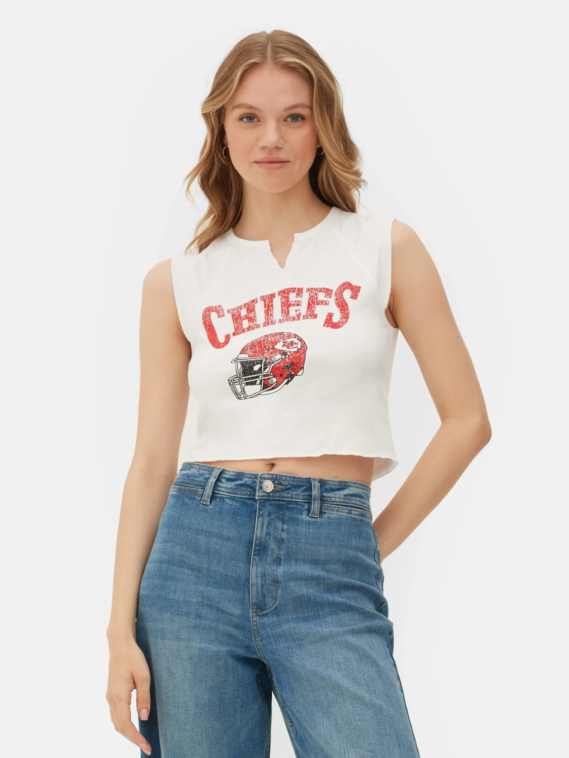 NFL Kansas City Chiefs Cropped Tank