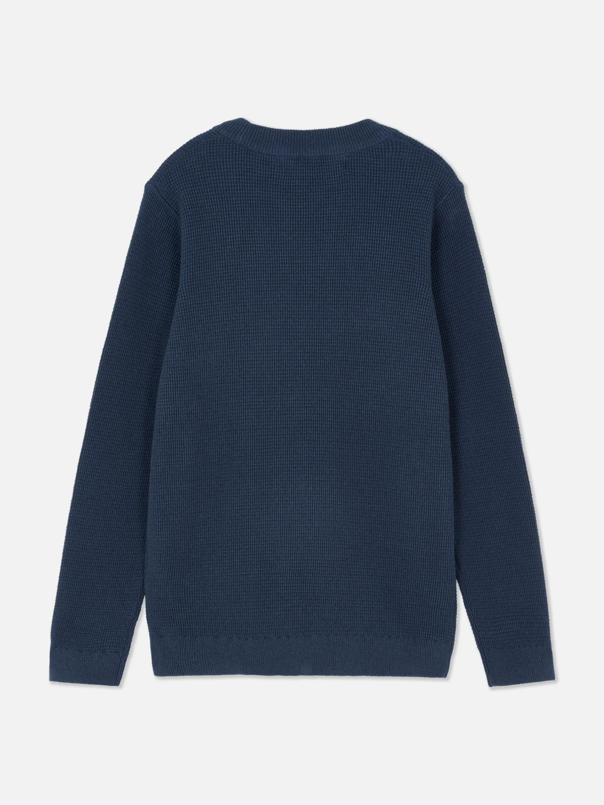 Older Boy Waffle Knit Pullover