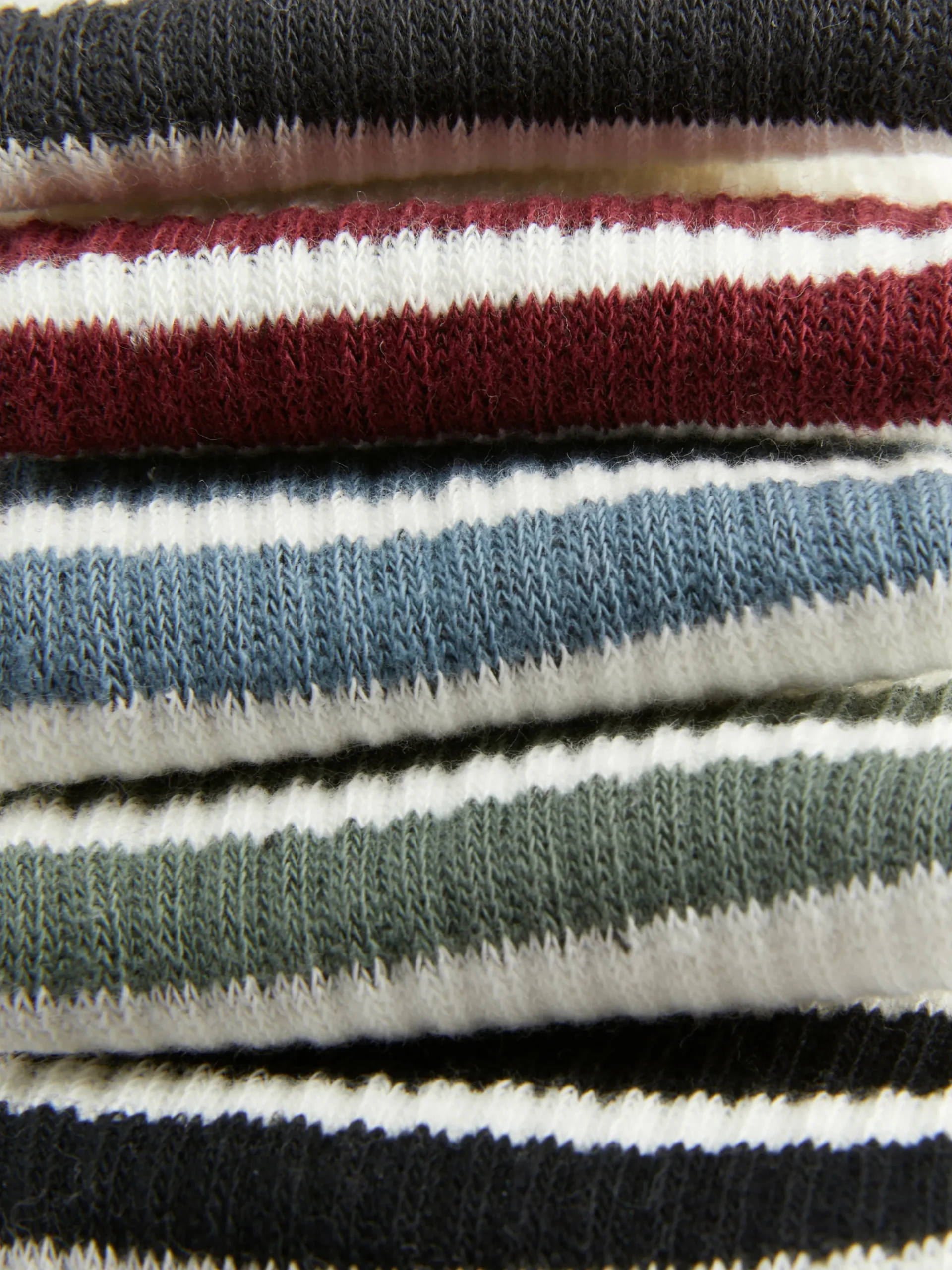 5-Pack Ankle Stripe Sports Socks