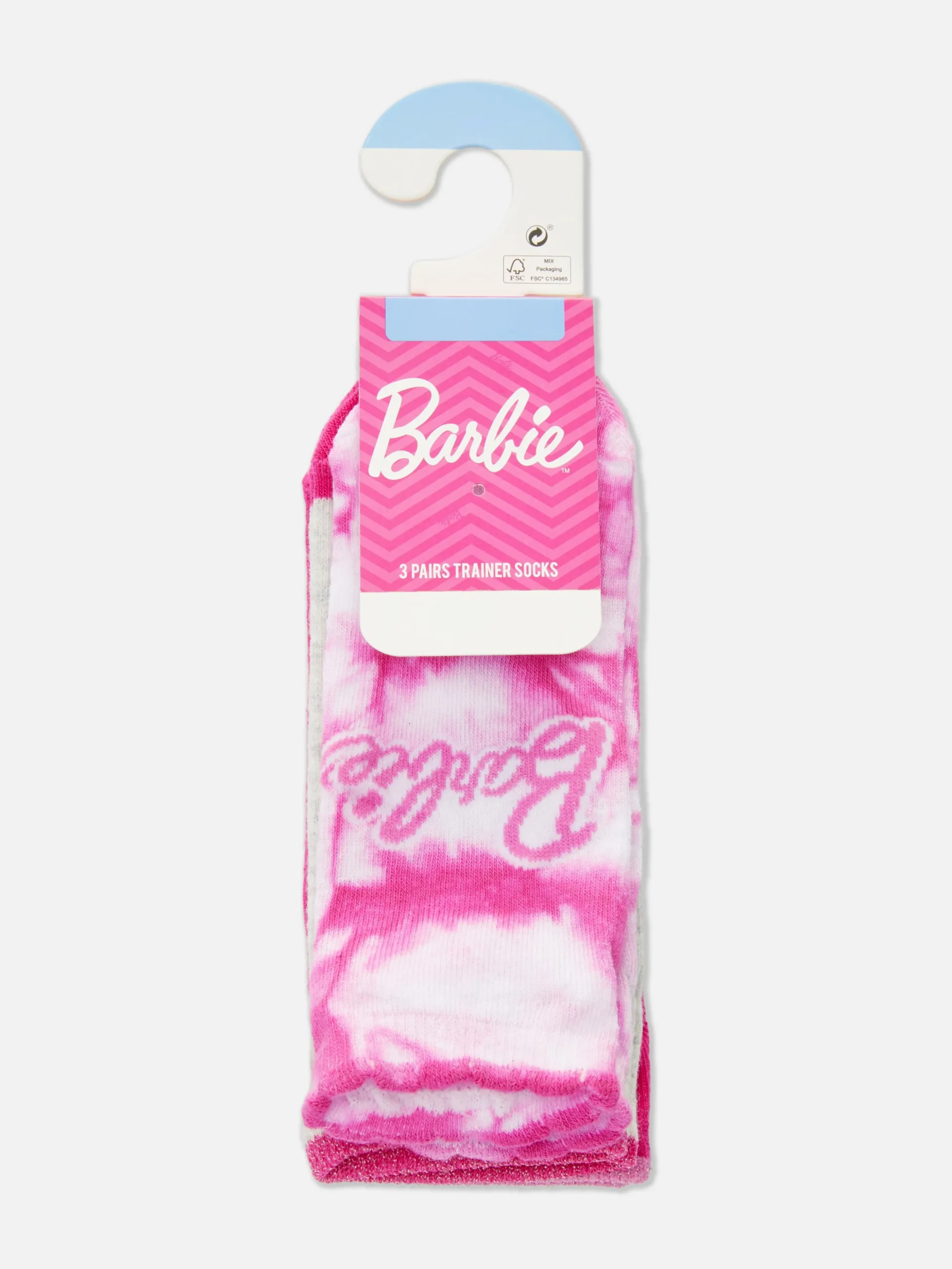 3-Pack Barbie Sneaker Socks
