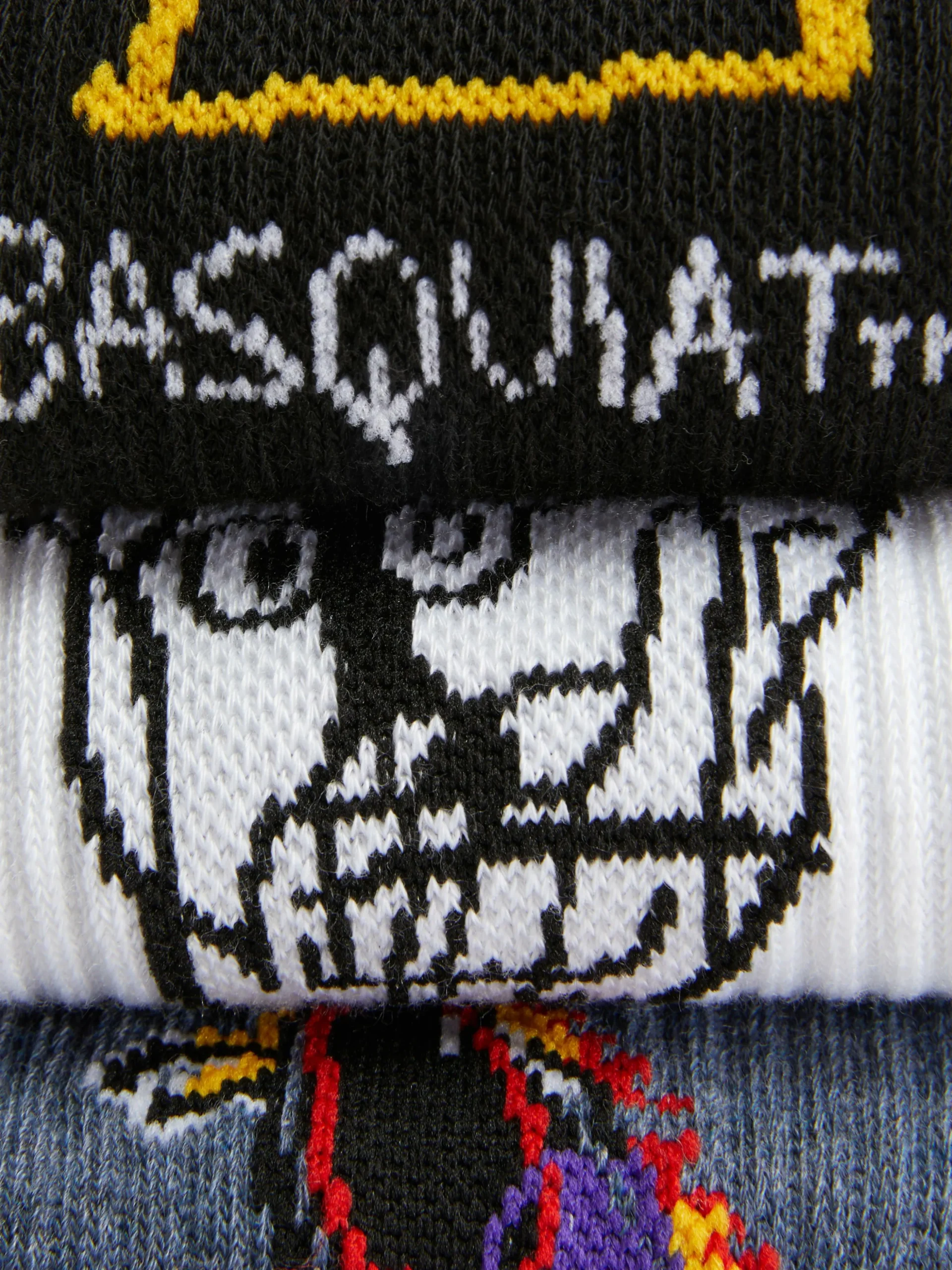 3-Pack Basquiat Crew Socks