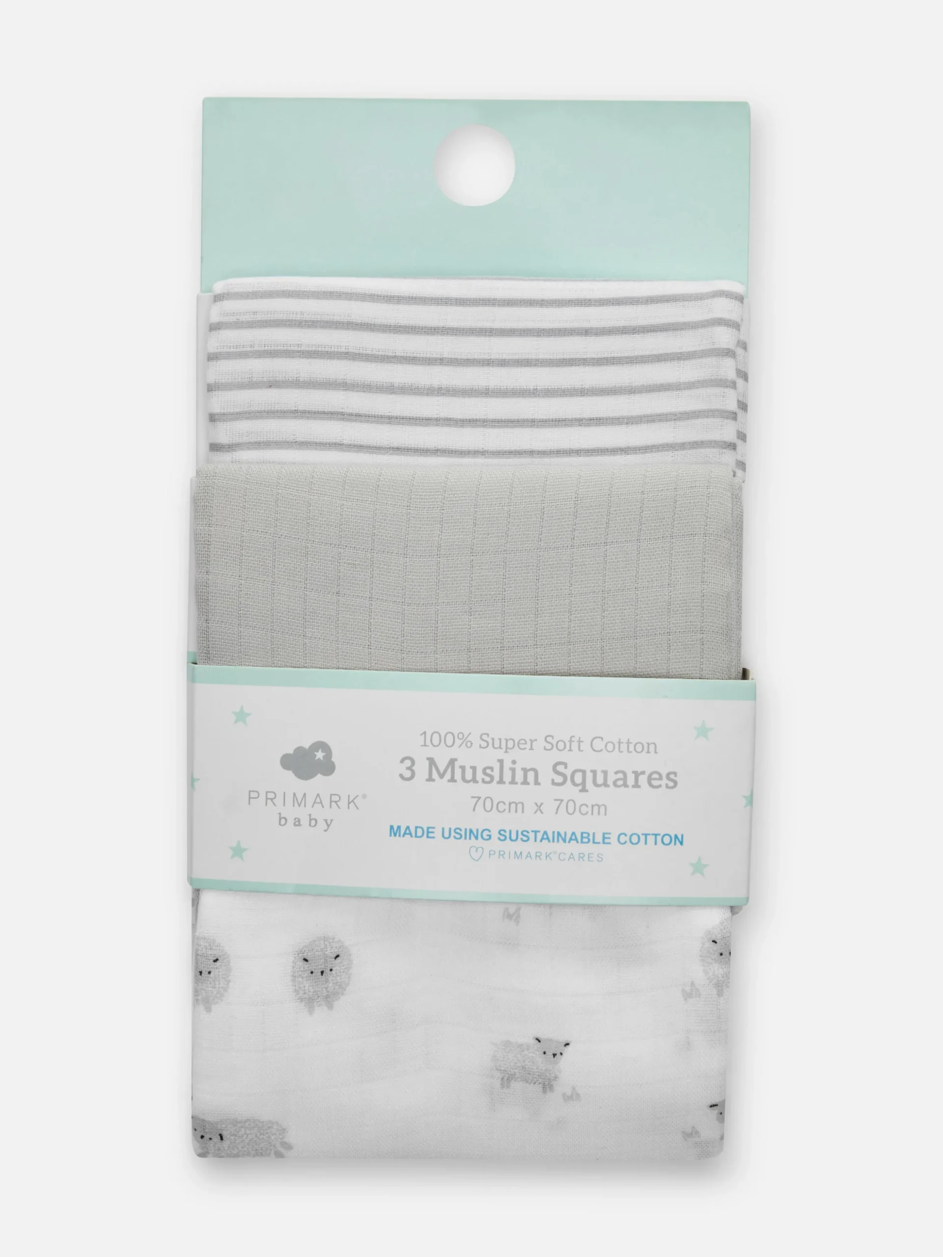3-Pack Burp Cloths