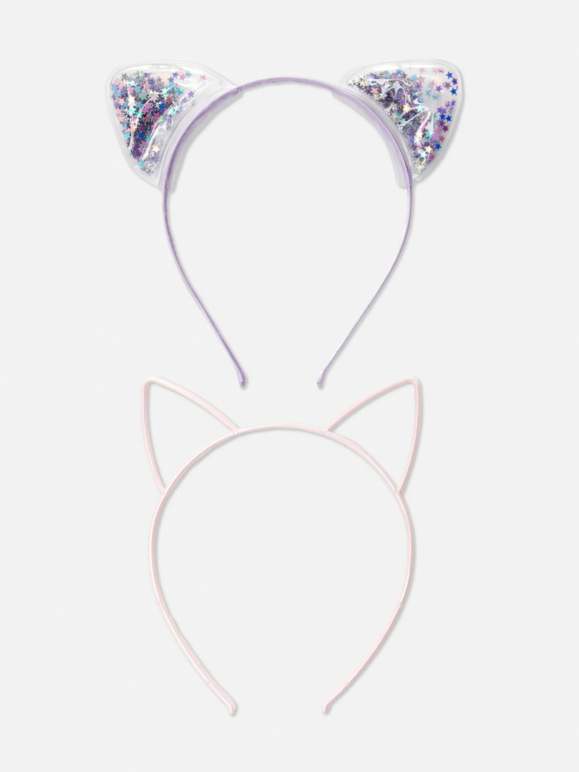 2-Pack Cat Ear Headbands