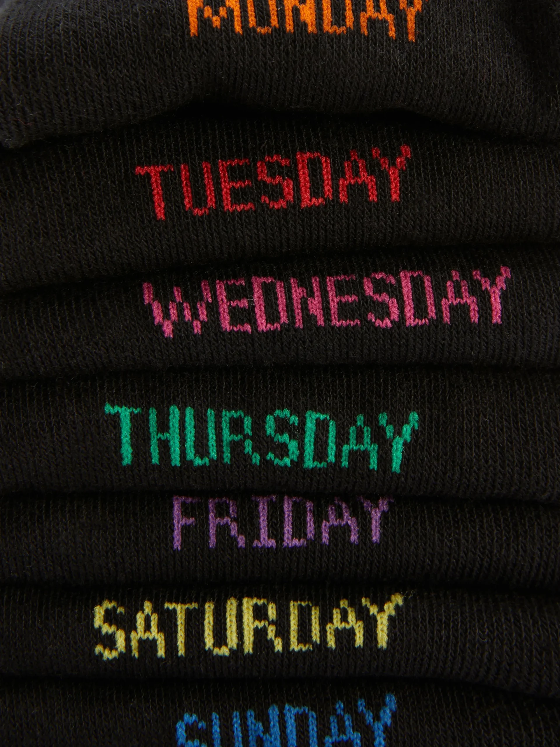 7-Pack Day Of The Week Socks