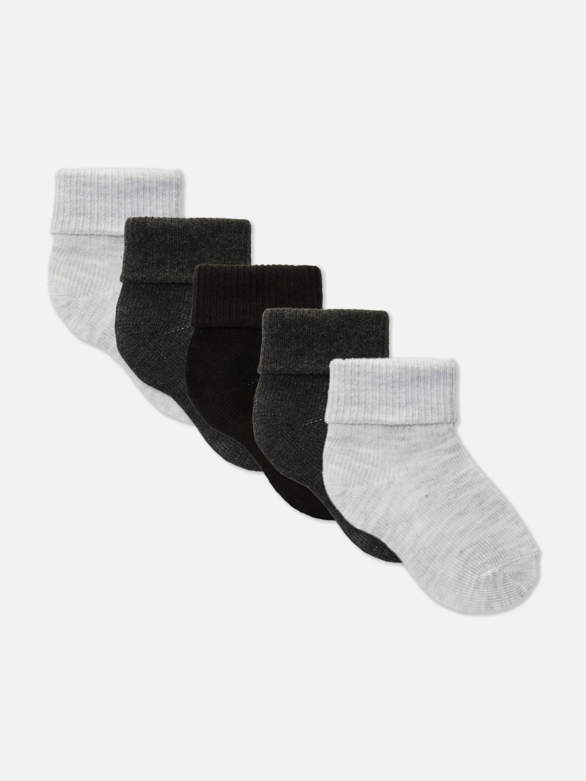5-Pack Essential Ribbed Socks