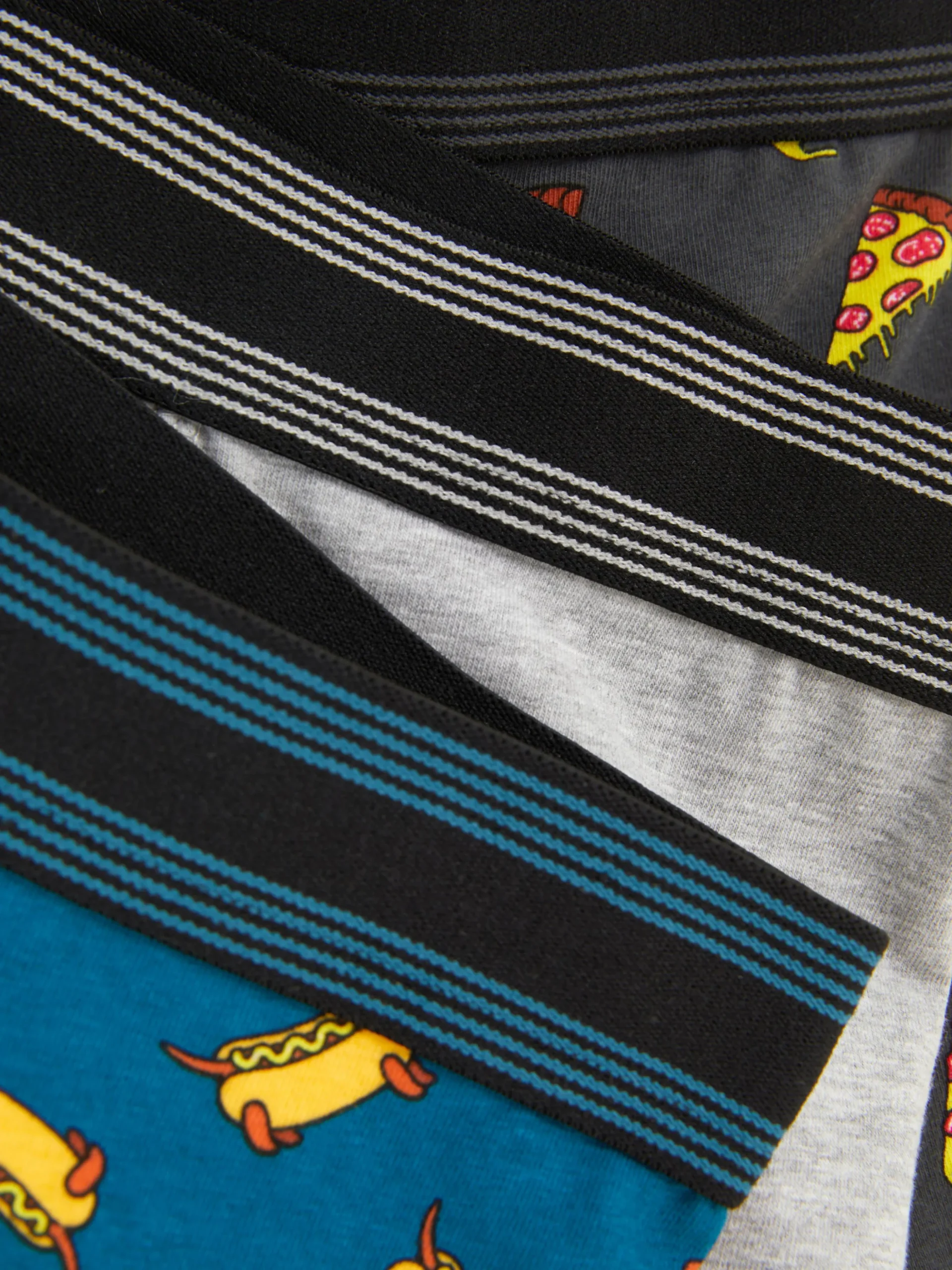 3-Pack Food Print Boxer Briefs
