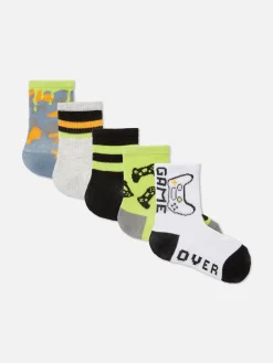 5-Pack Gaming Socks